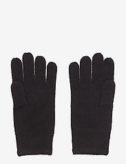 Lyle & Scott - Racked rib gloves - handschuhe - true black - 1