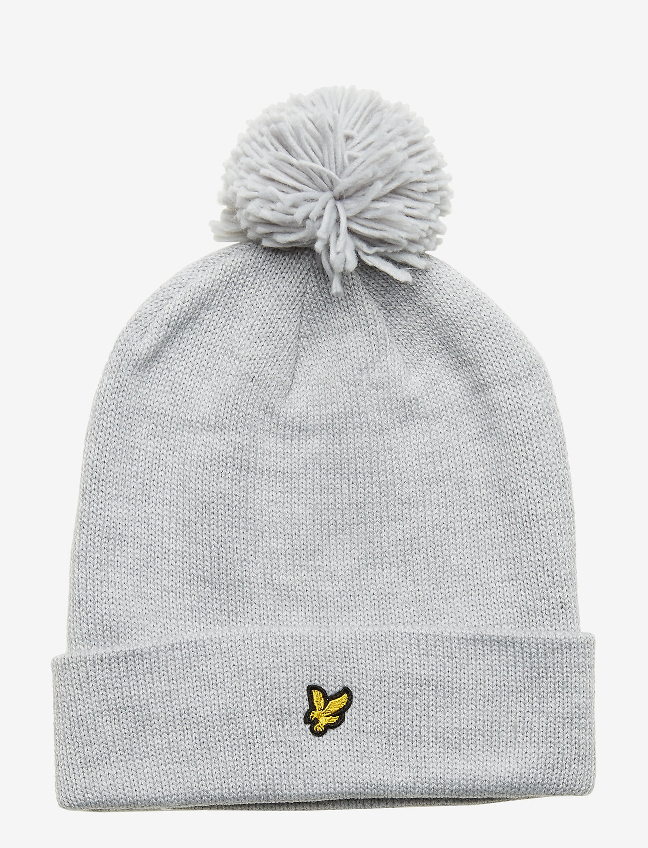 Bobble Beanie - LIGHT GREY MARL