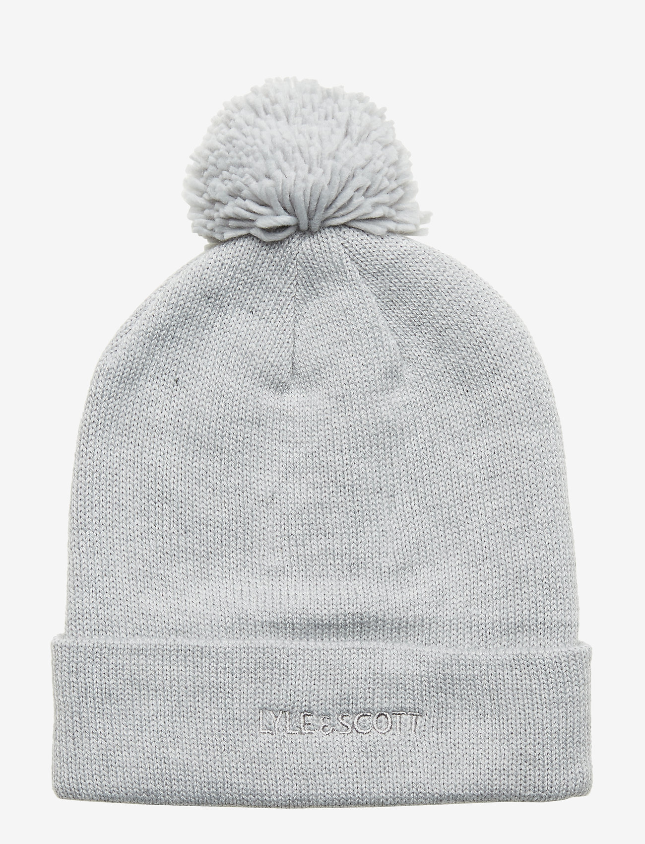 Lyle & Scott - Bobble Beanie - light grey marl - 1