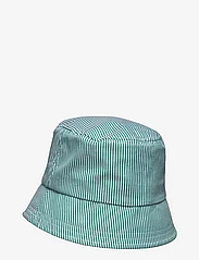 Lyle & Scott - Stripe Bucket Hat - alhaisimmat hinnat - x166 court green / white - 1