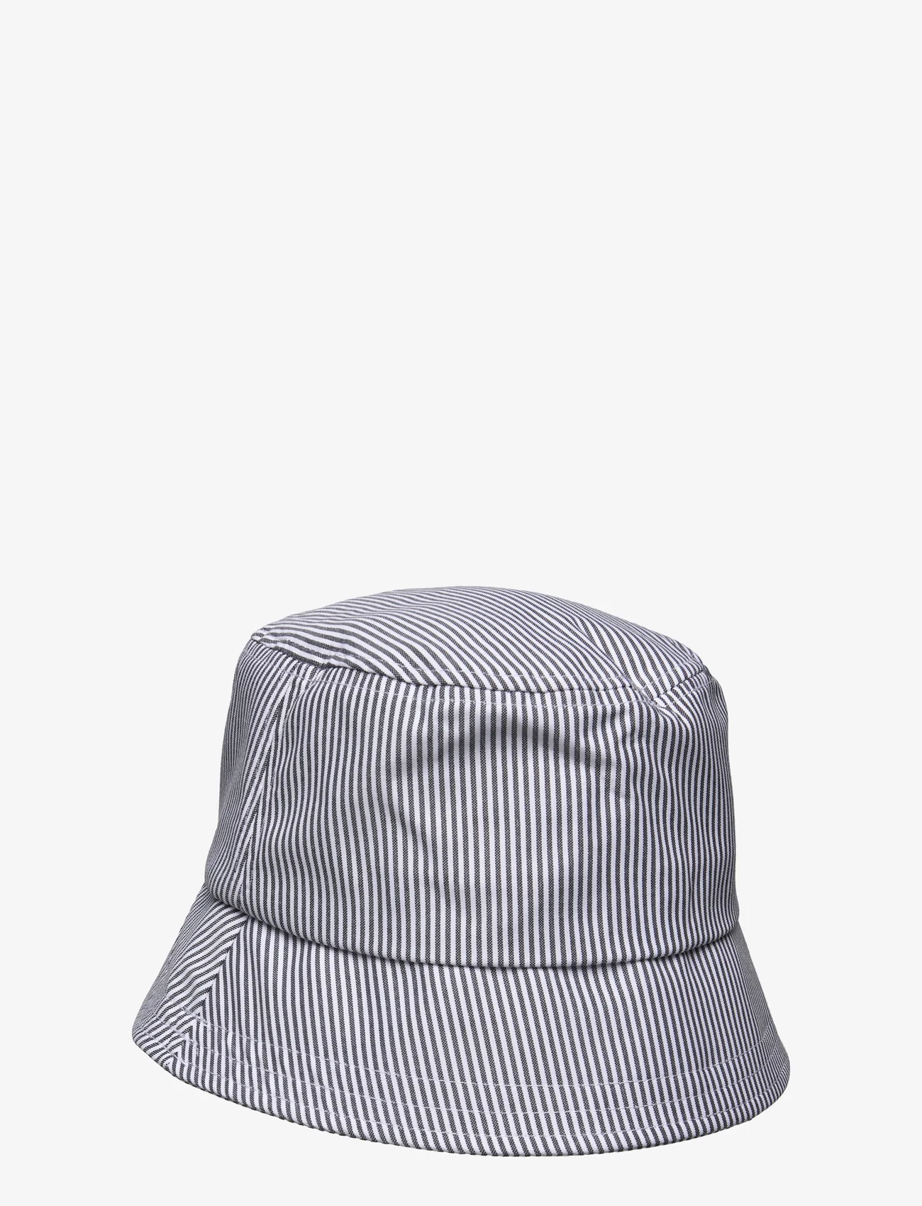 Lyle & Scott - Stripe Bucket Hat - de laveste prisene - x168 gun metal / white - 1