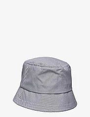 Lyle & Scott - Stripe Bucket Hat - laagste prijzen - x168 gun metal / white - 1