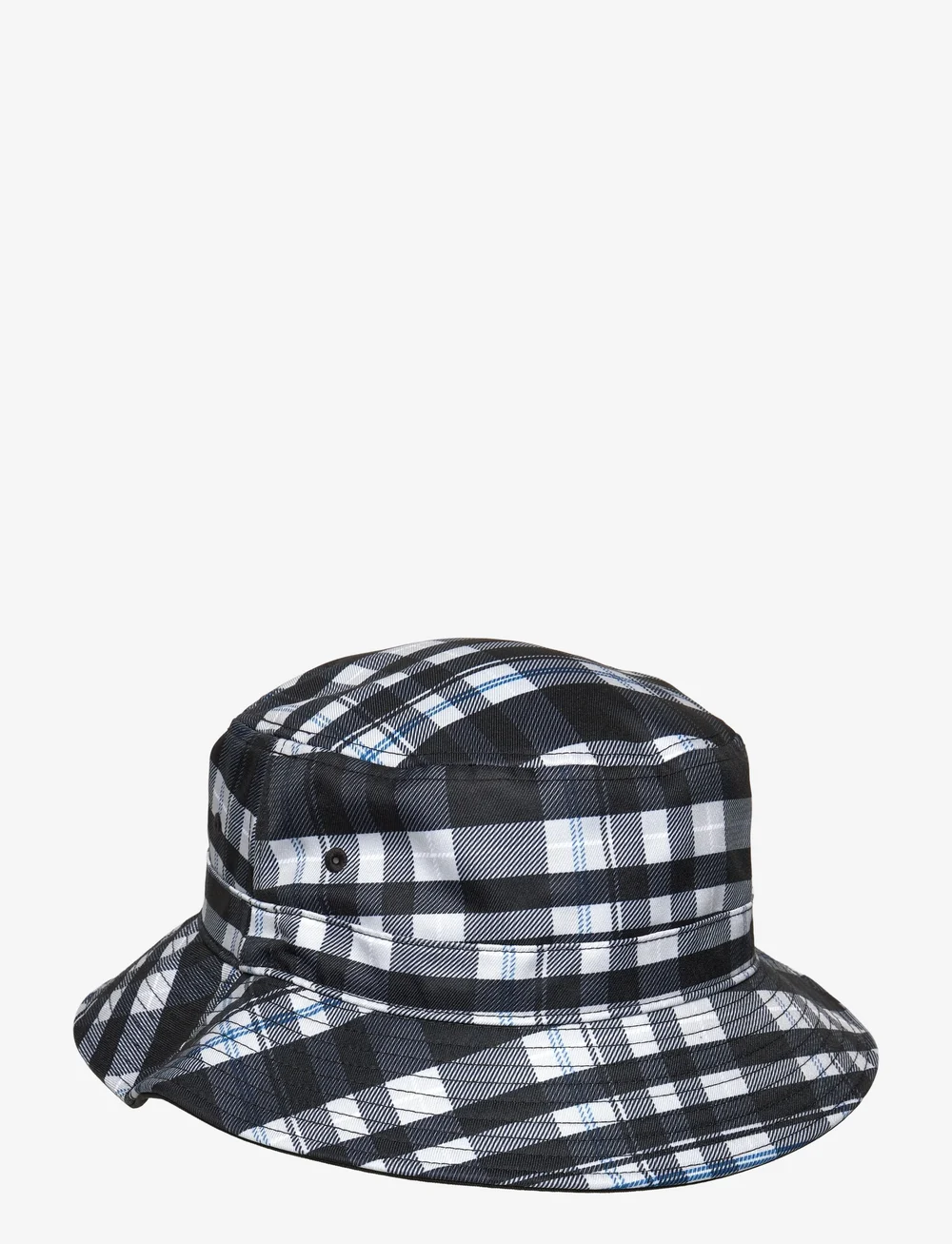 Lyle & Scott - Tartan Bucket Hat - bøllehatte - z893 jet black/ white - 1