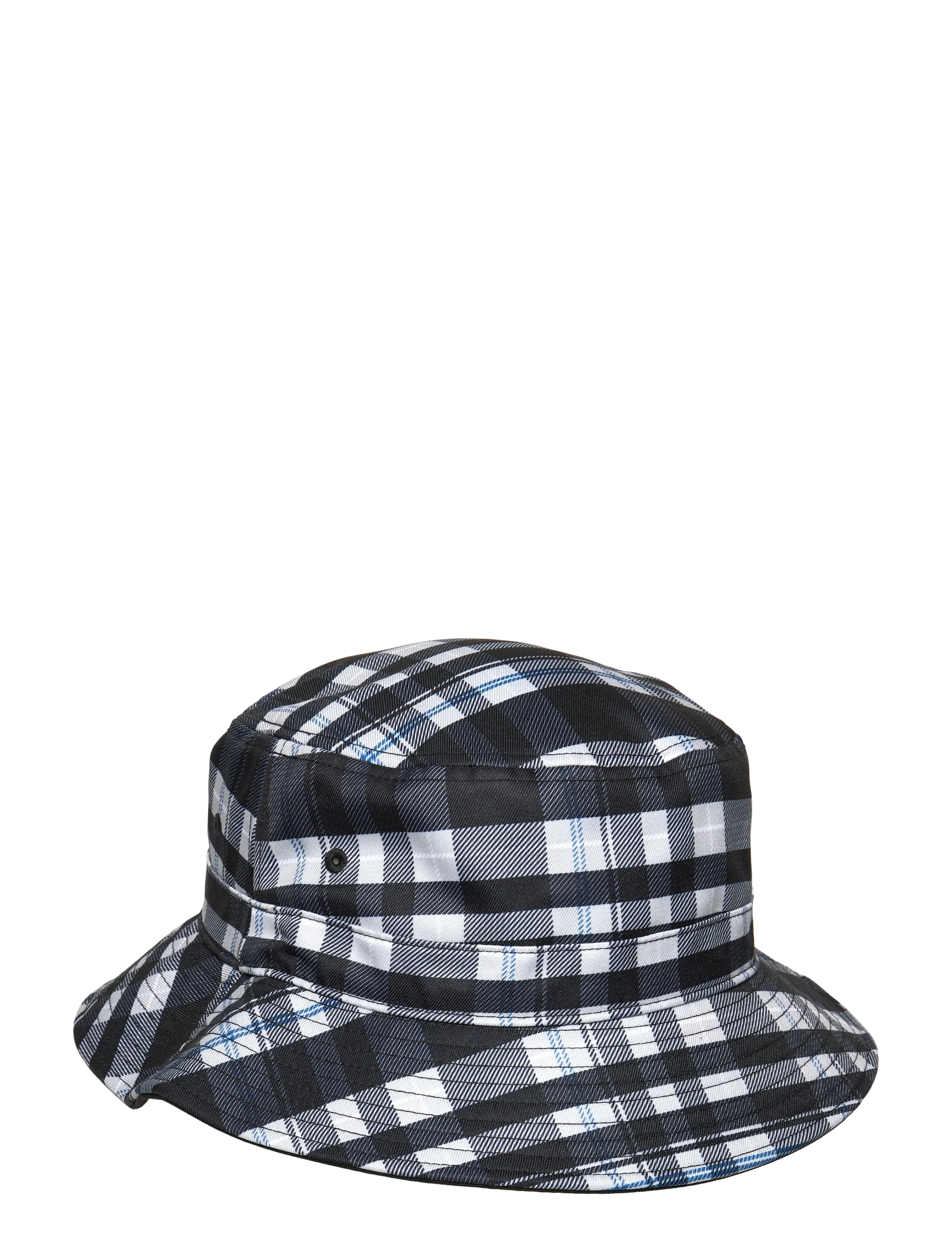 Lyle & Scott - Tartan Bucket Hat - z893 jet black/ white - 1