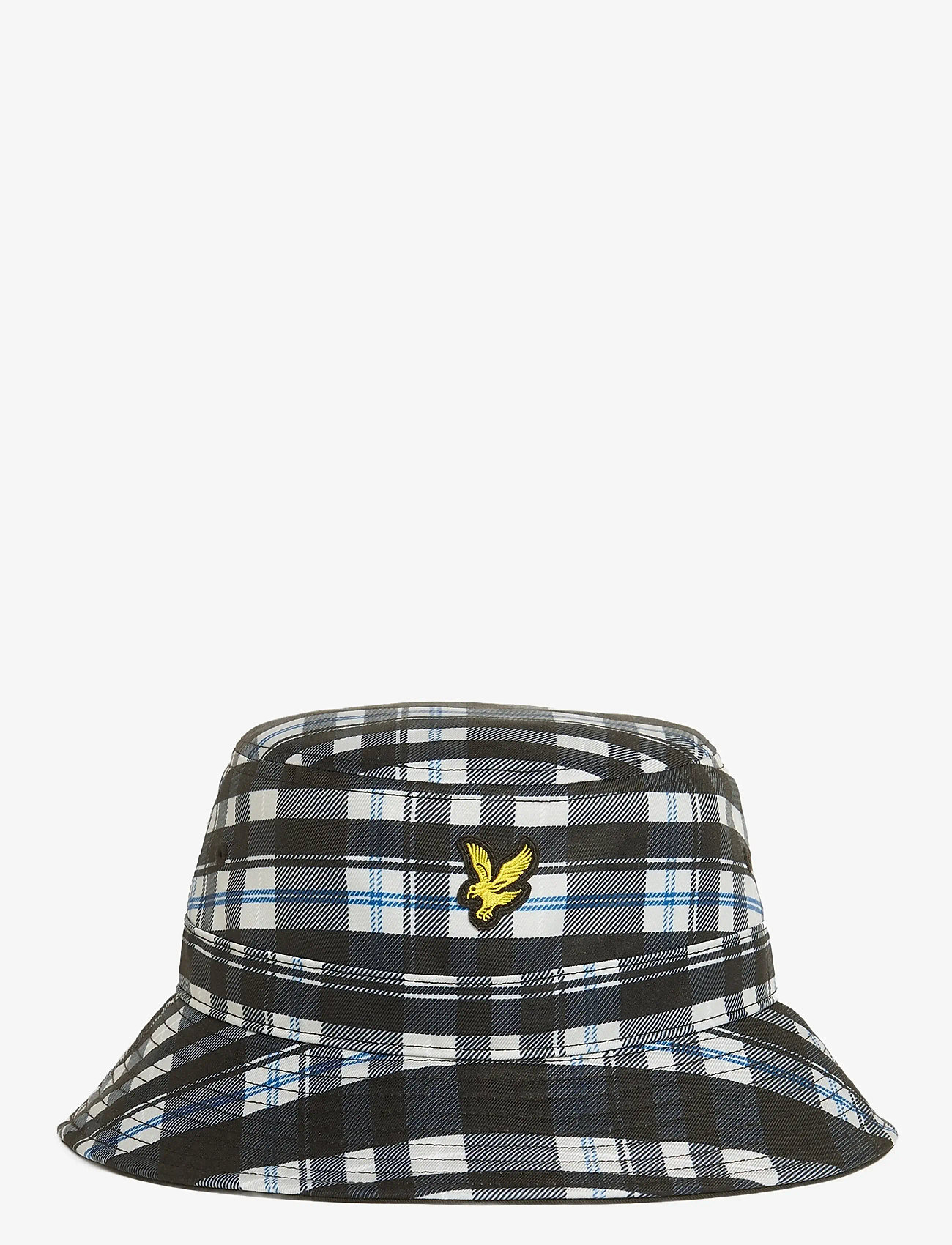Lyle & Scott - Tartan Bucket Hat - bucket hats - z893 jet black/ white - 2
