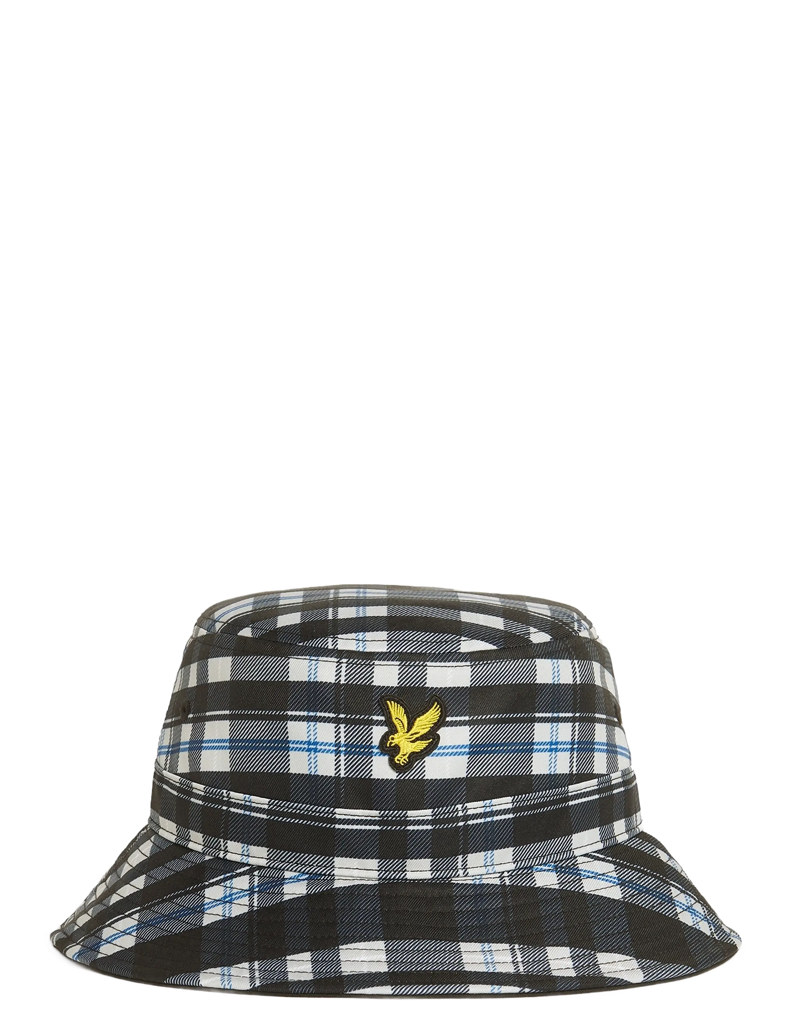 Lyle & Scott - Tartan Bucket Hat - z893 jet black/ white - 2