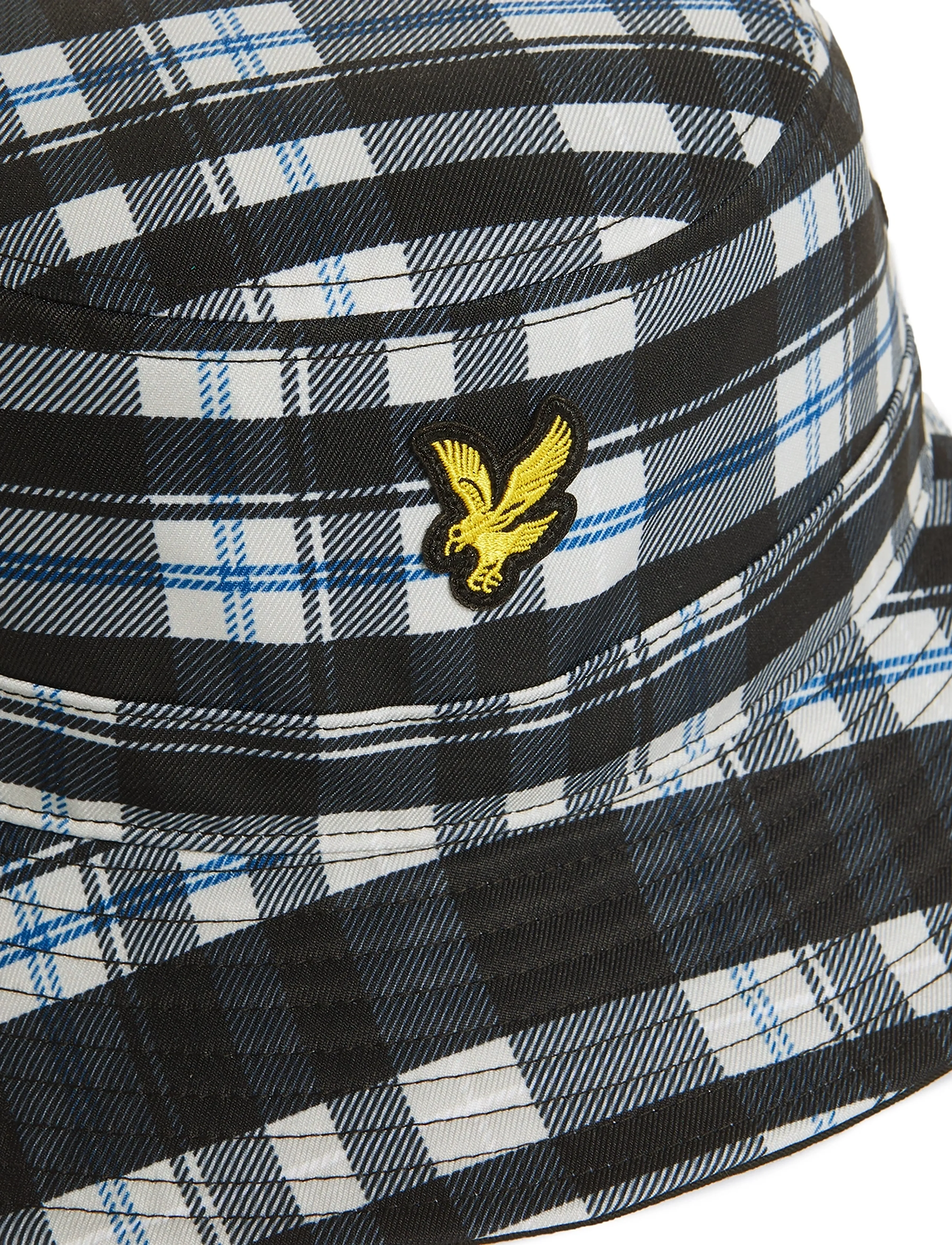 Lyle & Scott - Tartan Bucket Hat - z893 jet black/ white - 3
