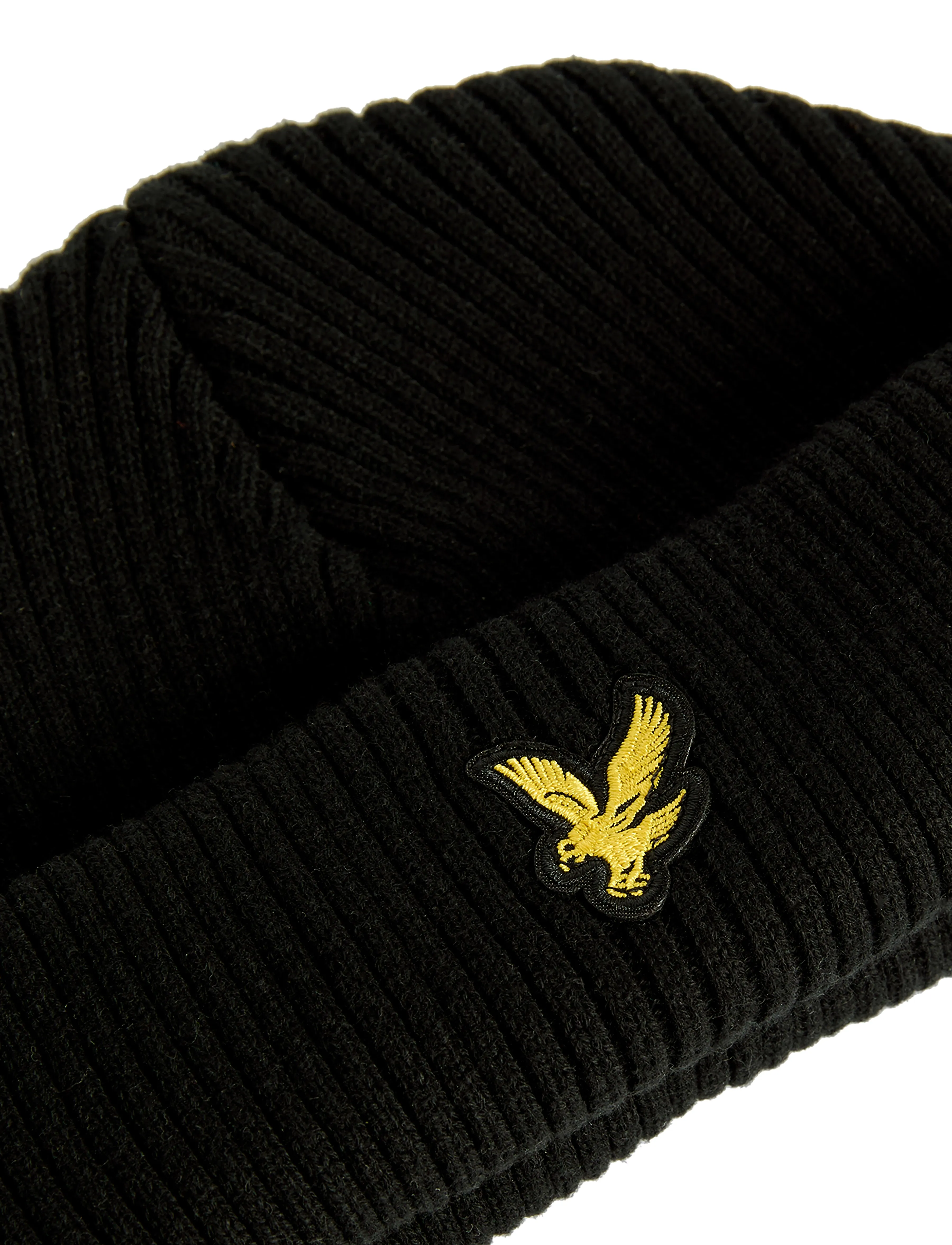 Lyle & Scott - Brim Beanie - x002 black ice - 2