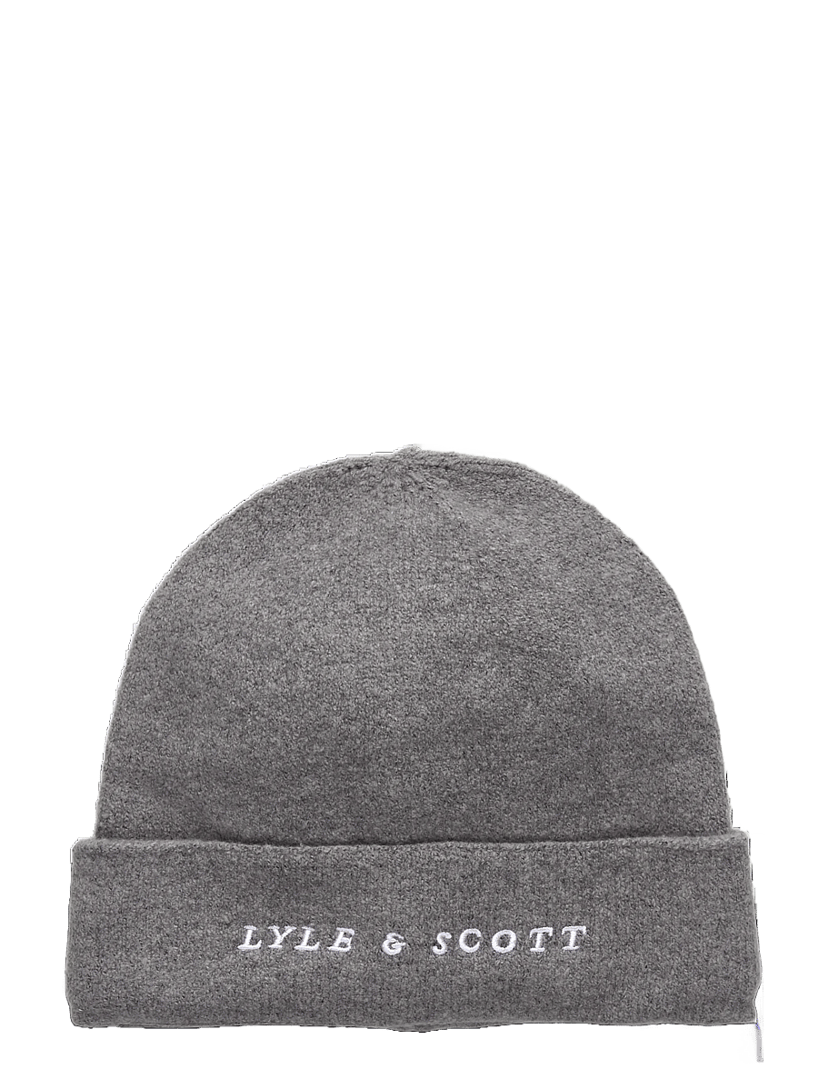 Lyle & Scott - Script Beanie - mützen - t28 mid grey marl - 0