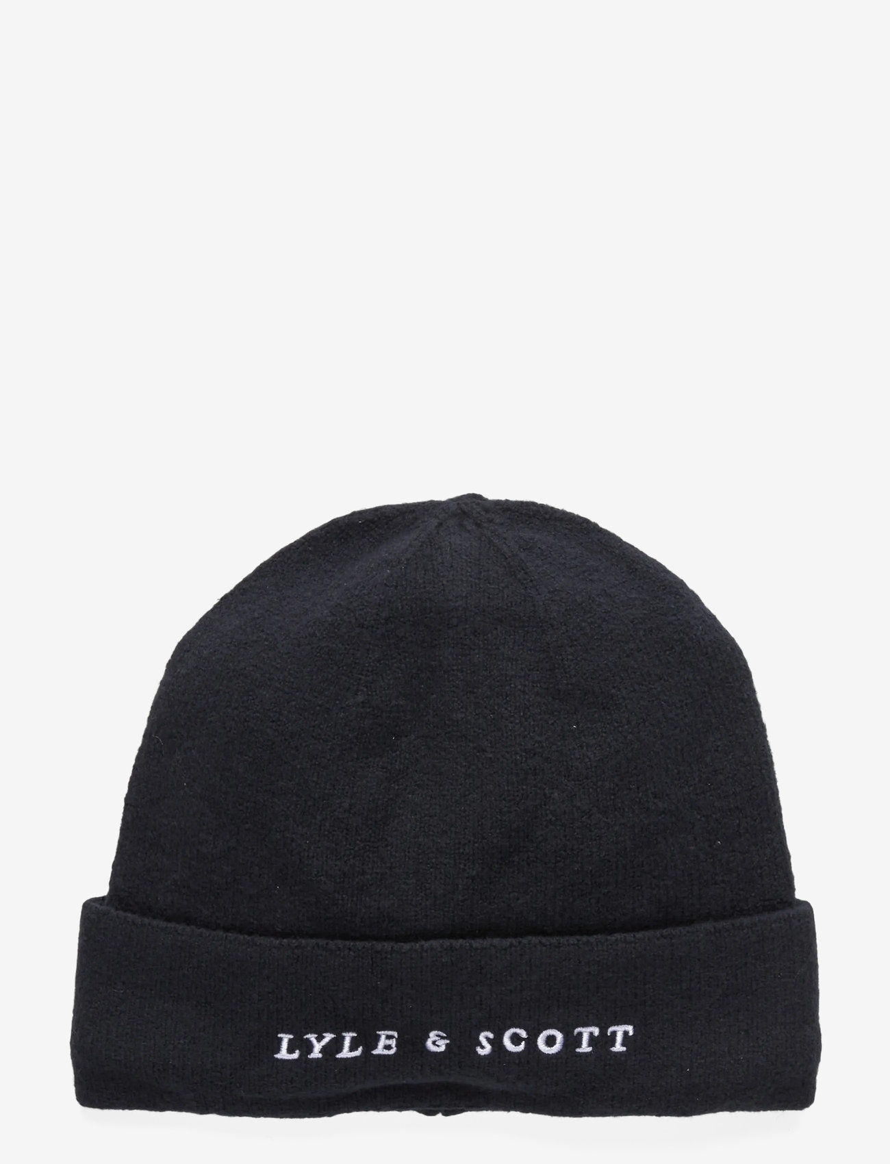 Lyle & Scott - Script Beanie - accessoires - z271 dark navy - 0