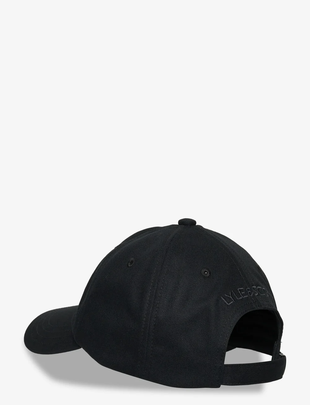 Lyle & Scott - Tonal Eagle Baseball Cap - czapki - z865 jet black - 1