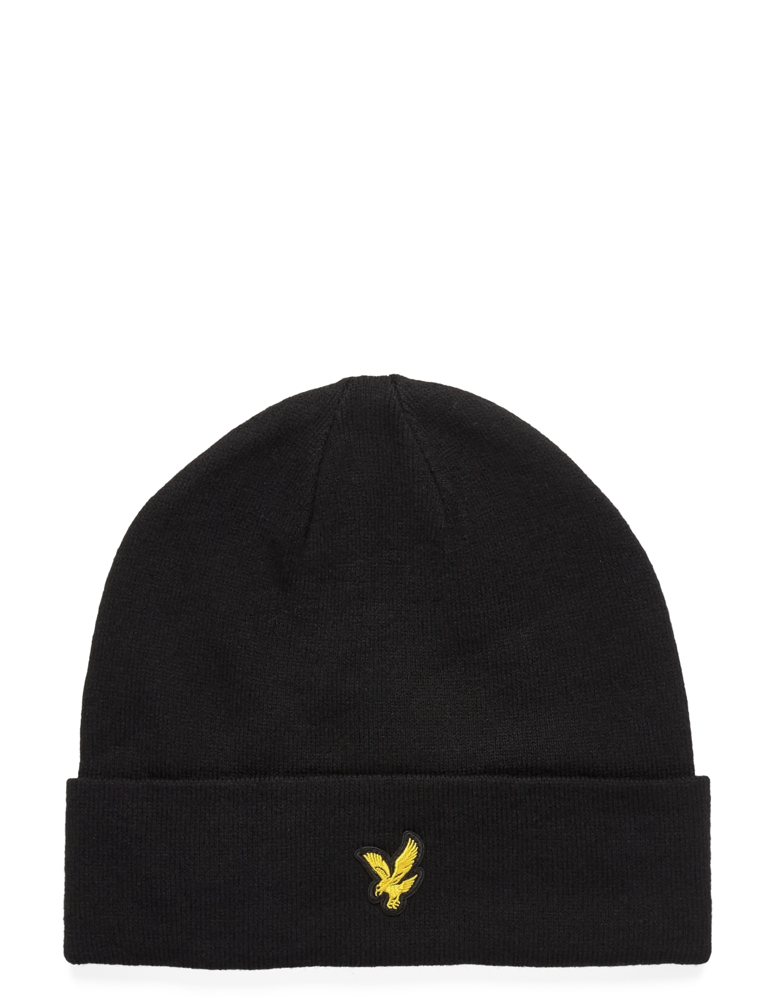 Lyle & Scott Acrylic Beanie, One Size, Headwear, Schwarz - Beanies, Männerswear