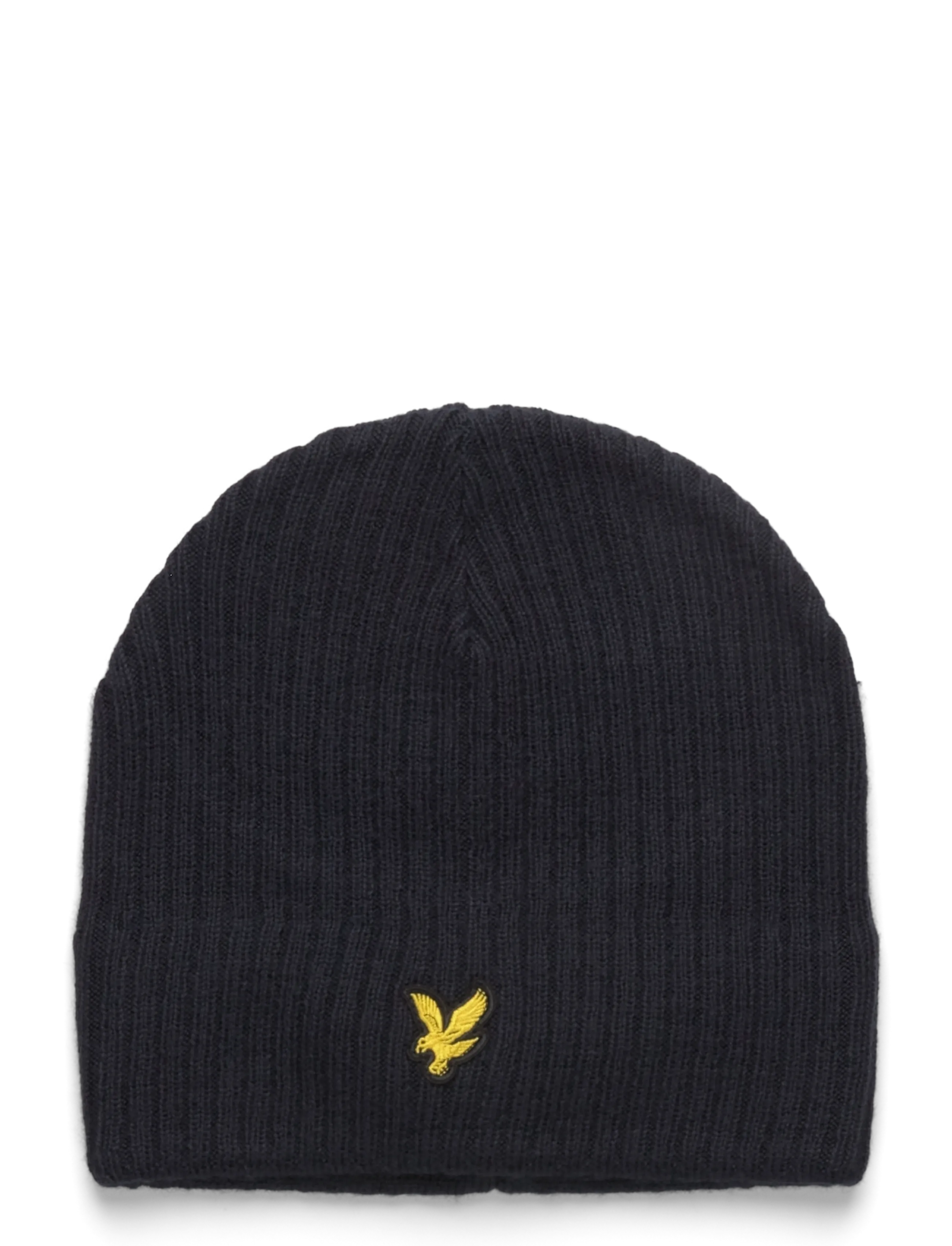 Lyle & Scott Knitted Ribbed Beanie - Accessoires - Z271 DARK NAVY / navy