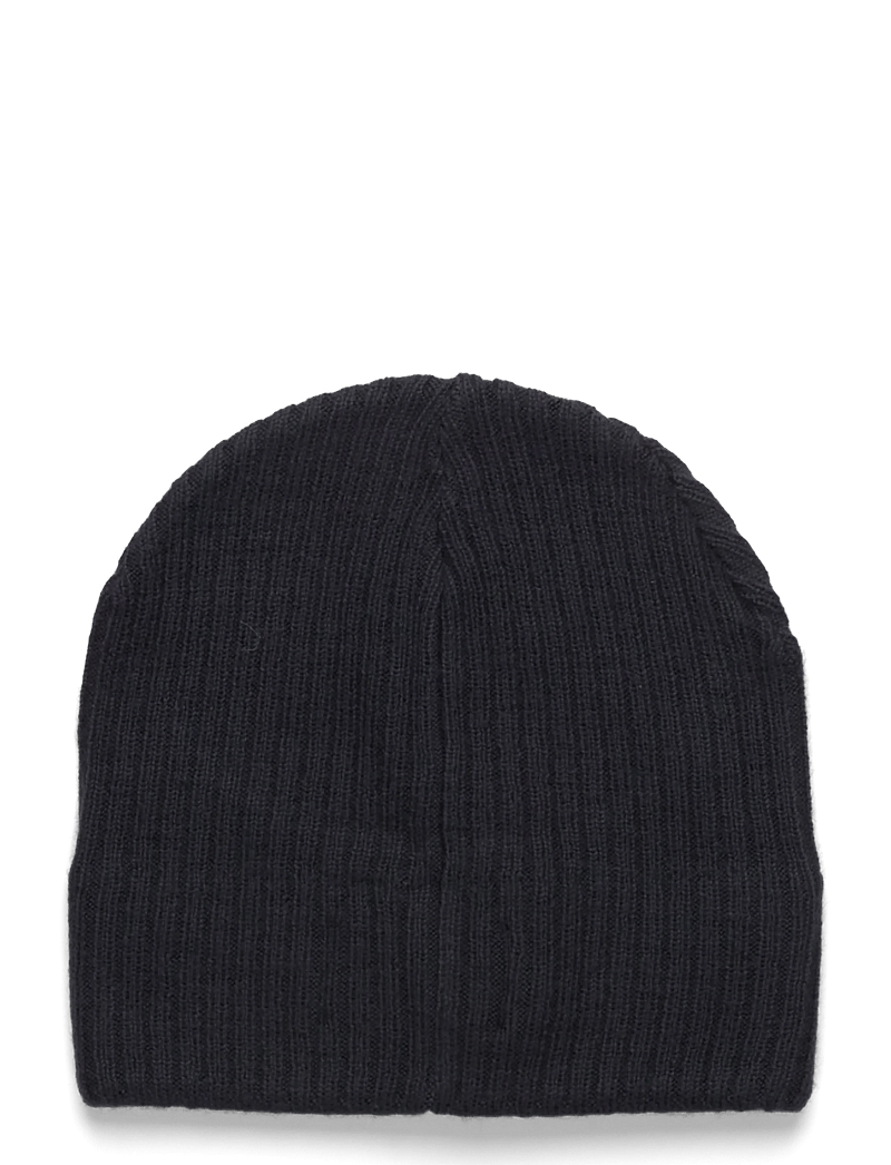 Lyle & Scott - Knitted Ribbed Beanie - mössor - z271 dark navy - 1