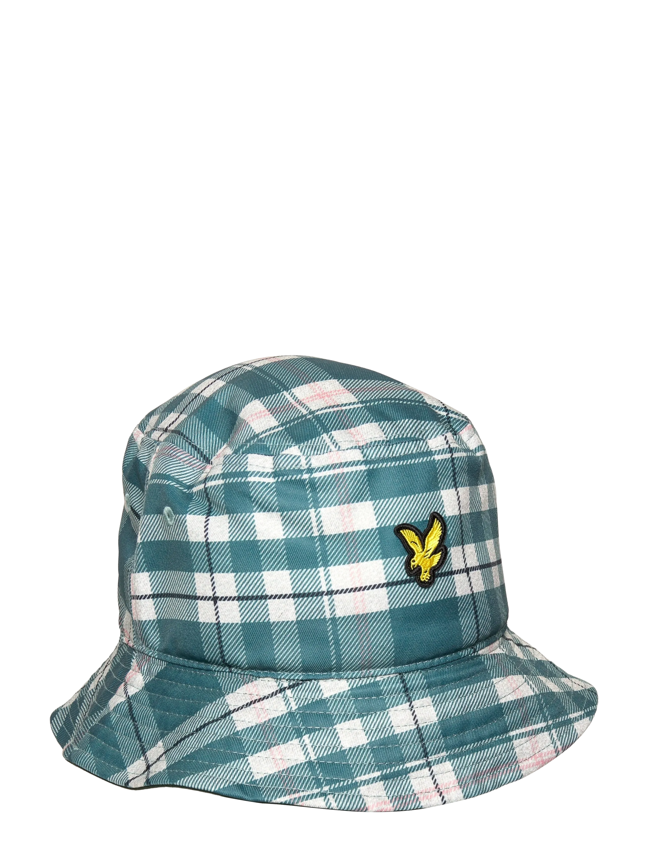 Lyle & Scott Tartan Bucket Hat, One Size, Green, Hovedbeklædning > Spandhatte, Herre