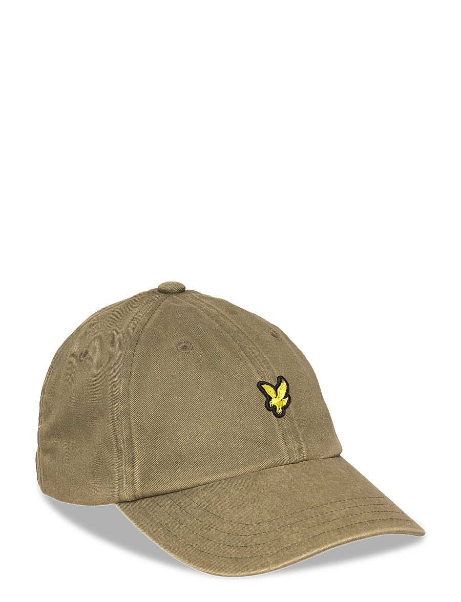 Lyle & Scott - Washed Cap - nokamütsid - bright olive - 0
