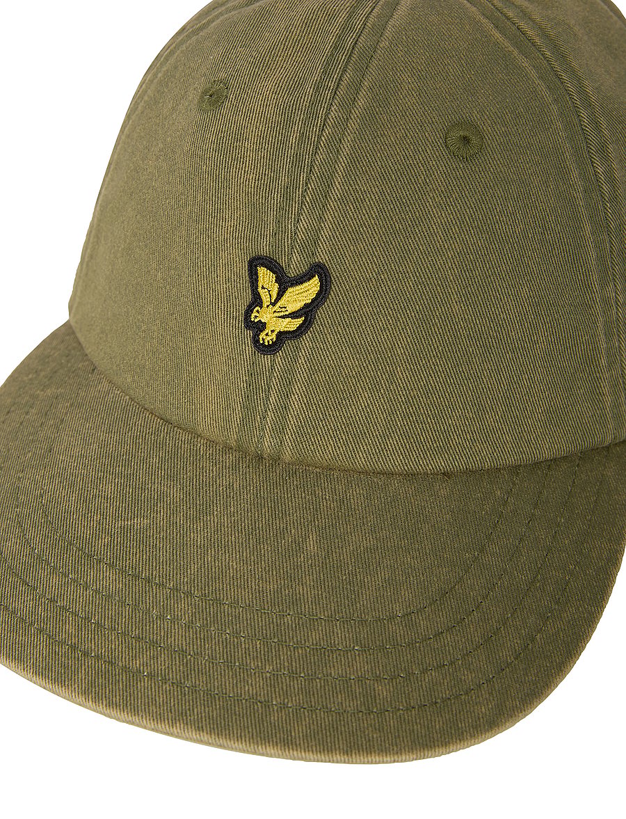 Lyle & Scott - Washed Cap - nokamütsid - bright olive - 2