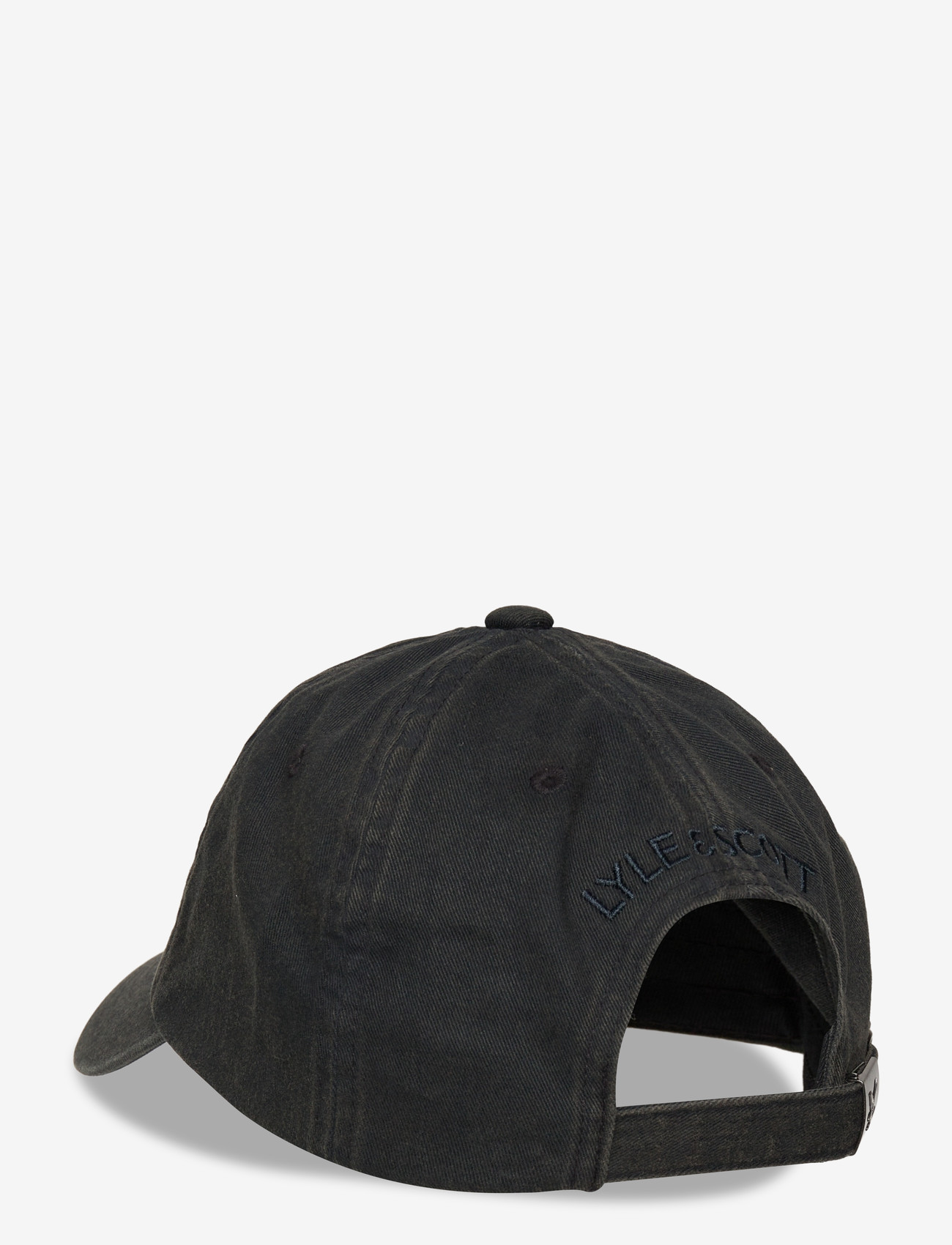 Lyle & Scott - Washed Cap - nokamütsid - jet black - 1
