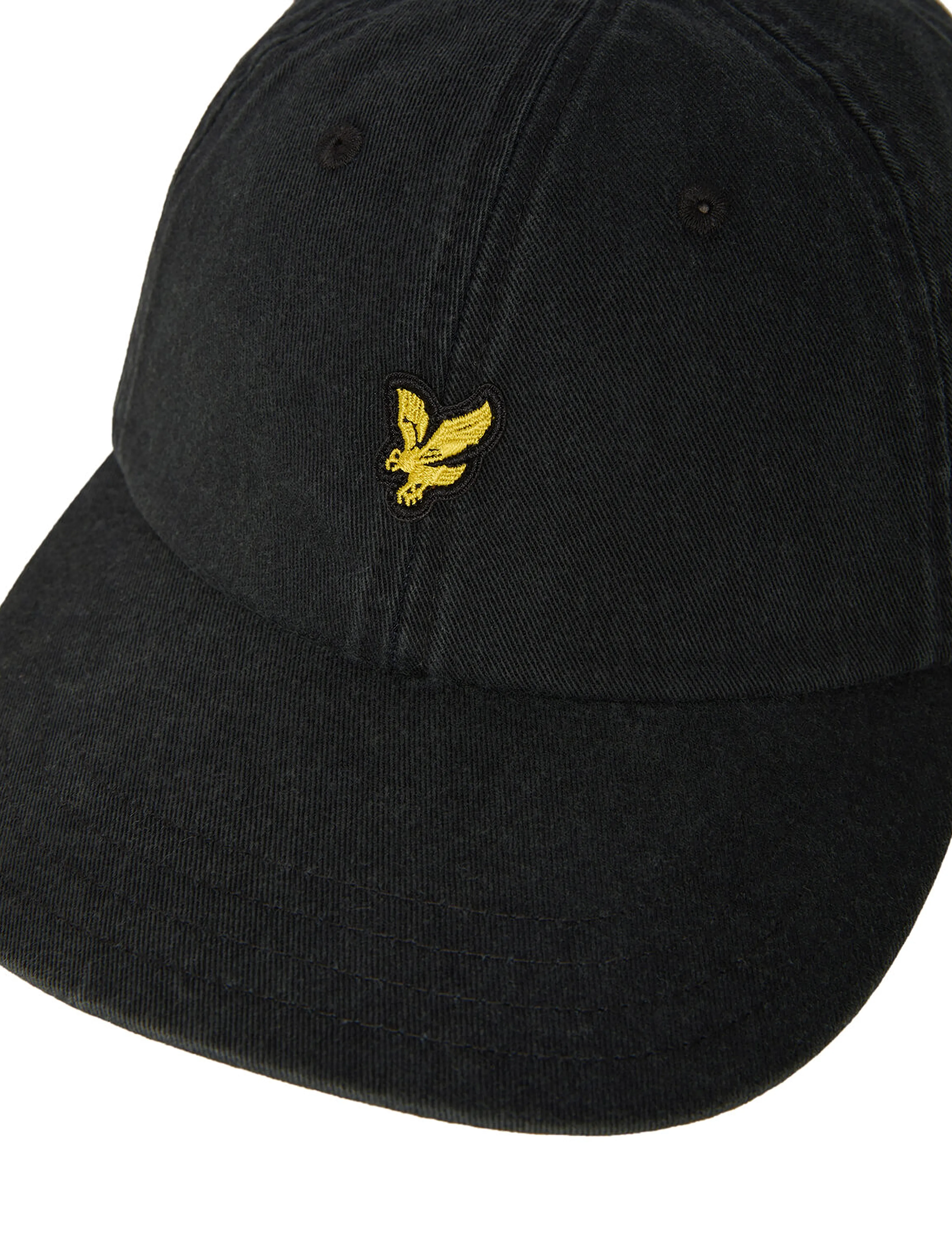 Lyle & Scott - Washed Cap - kepsar - jet black - 2