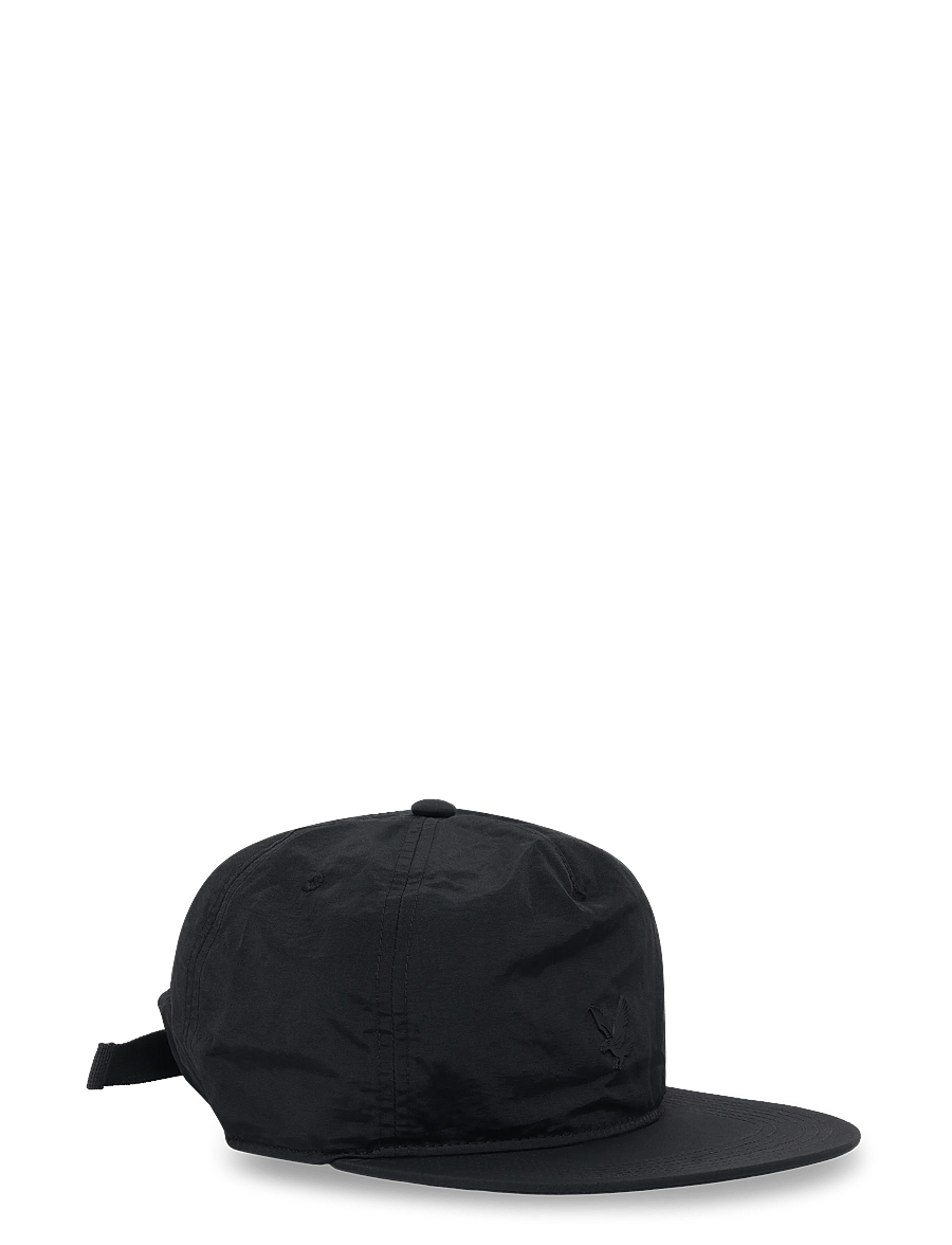 Lyle & Scott - Crinkle Nylon Cap - nokamütsid - jet black - 0
