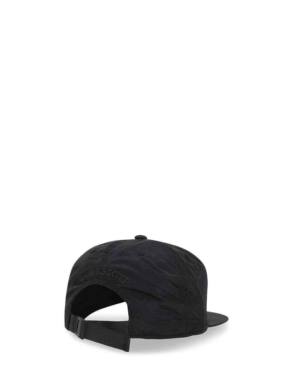 Lyle & Scott - Crinkle Nylon Cap - nokamütsid - jet black - 1