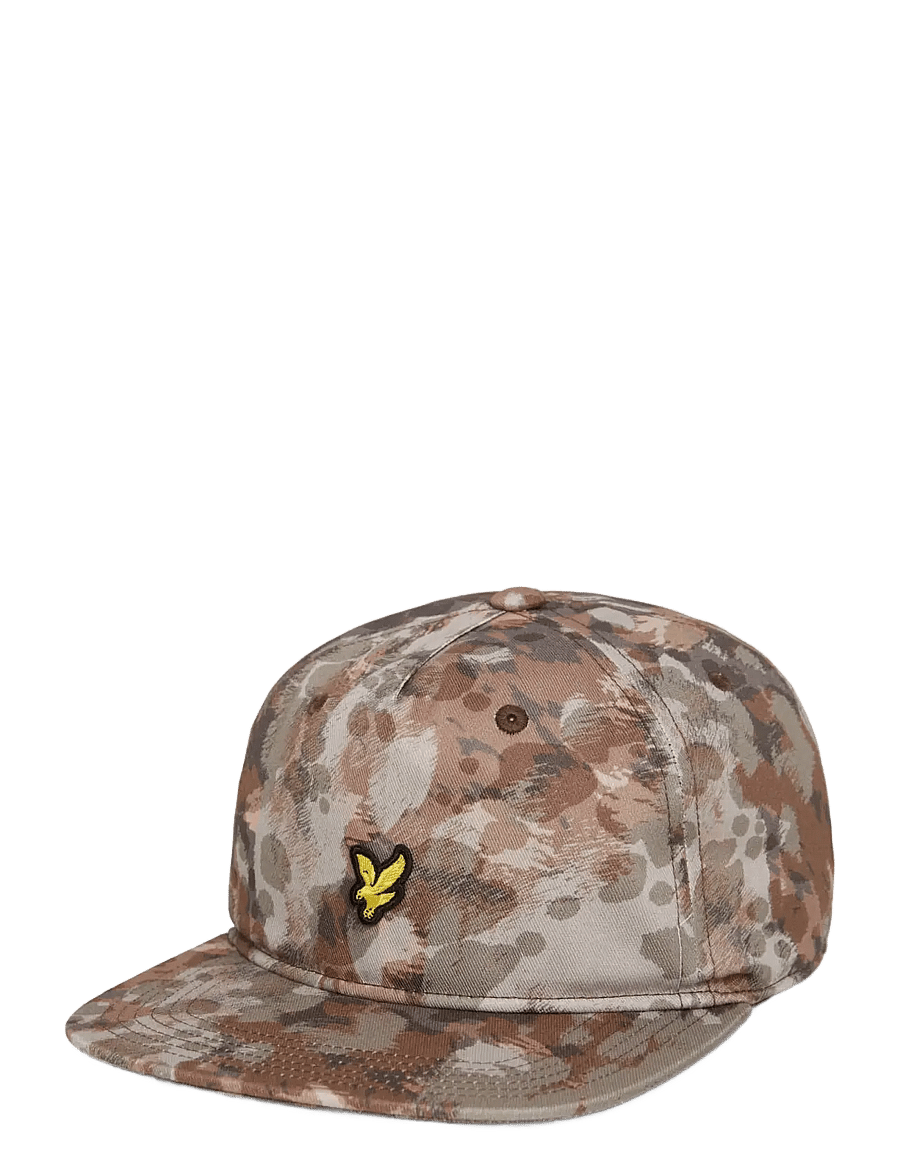Lyle & Scott - Digital Animal Print Cap - kepsar - chestnut brown - 0
