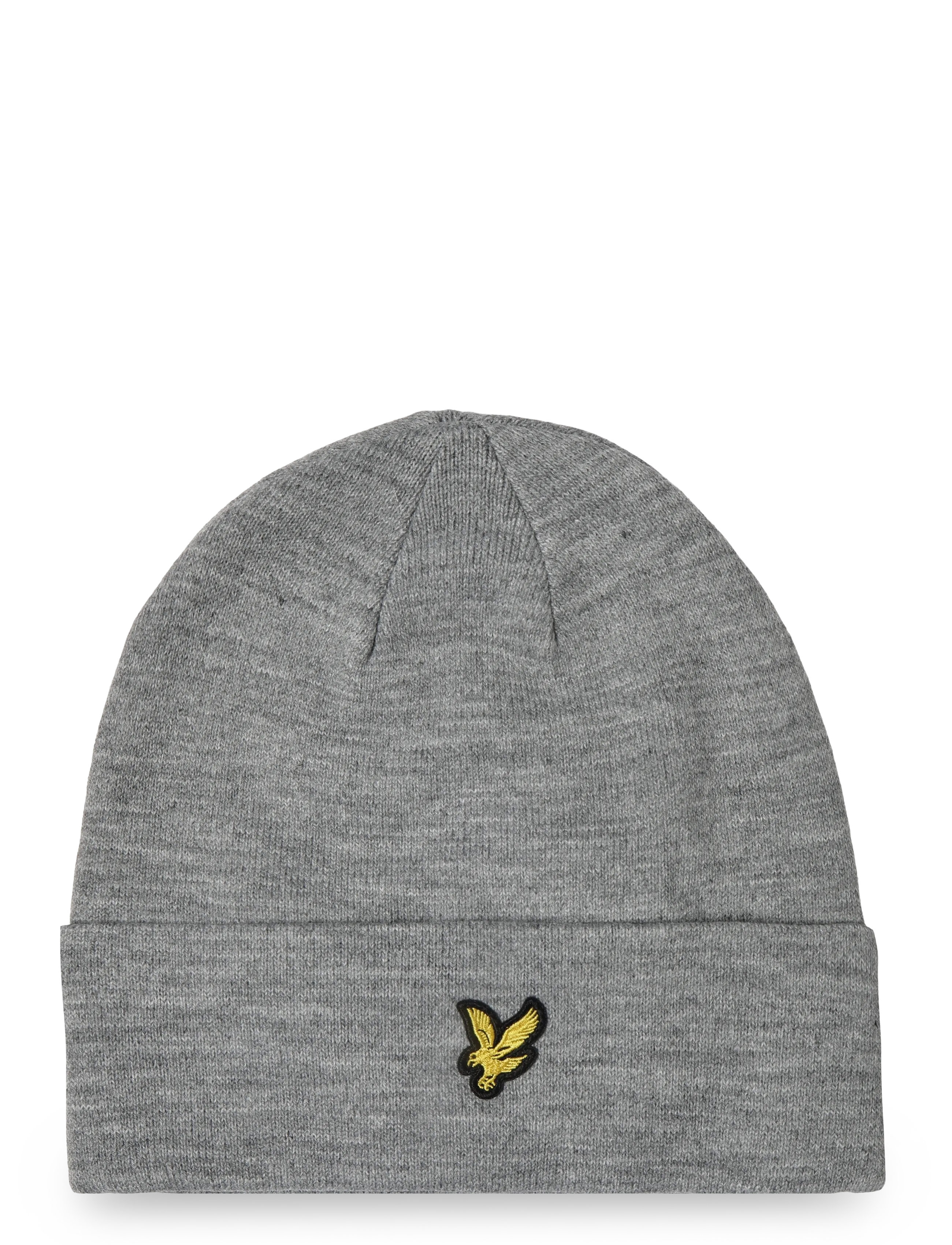 Lyle & Scott Basic Beanie - Czapki i Kapelusze - MID GREY MARL / grey