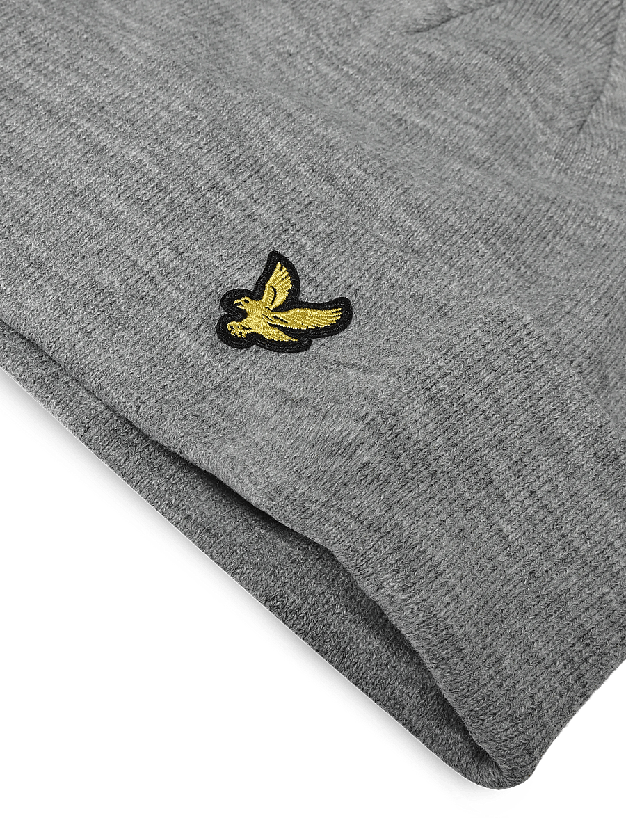 Lyle & Scott - Basic Beanie - mützen - mid grey marl - 2