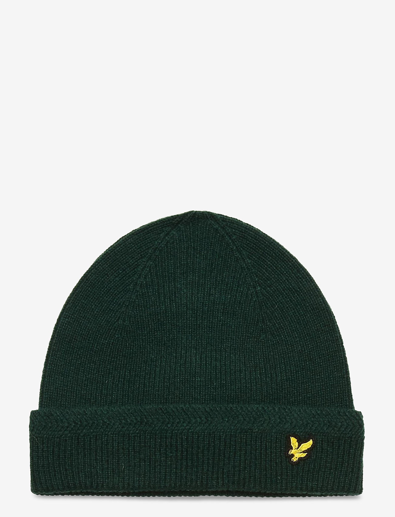 Lyle & Scott - Racked Rib Beanie - jade green - 0