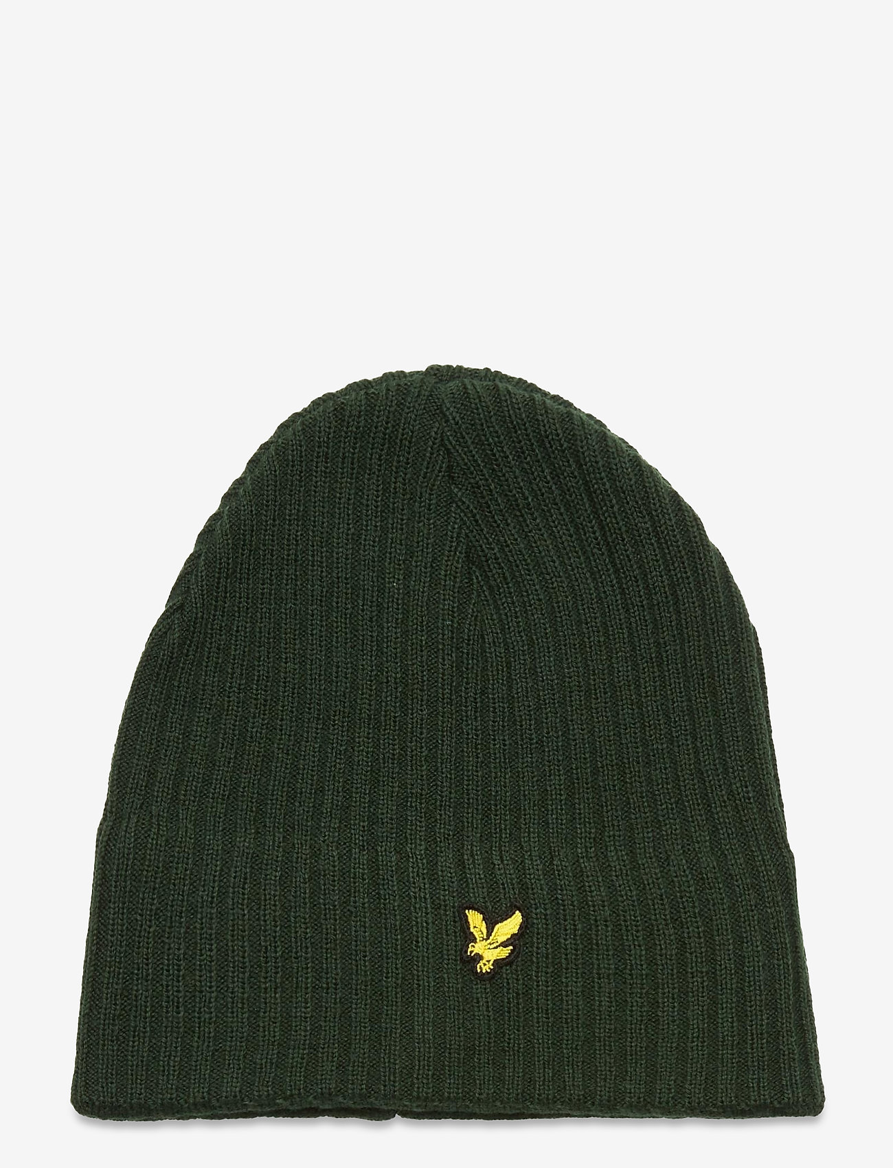 Lyle & Scott - Knitted Ribbed Beanie - jade green - 0