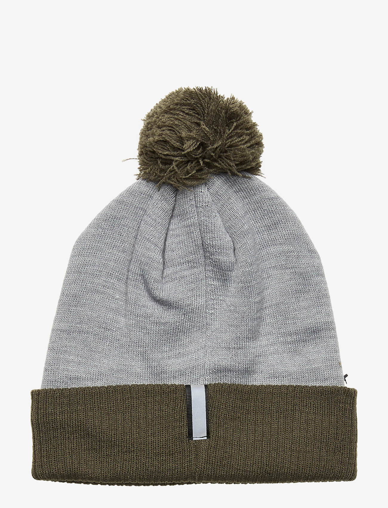 Lyle & Scott - Walsh : Sports Bobble Beanie - mid grey marl/deep spruce - 1