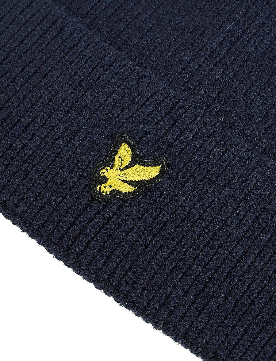 Lyle & Scott - Beanie - kootud mütsid - dark navy - 2