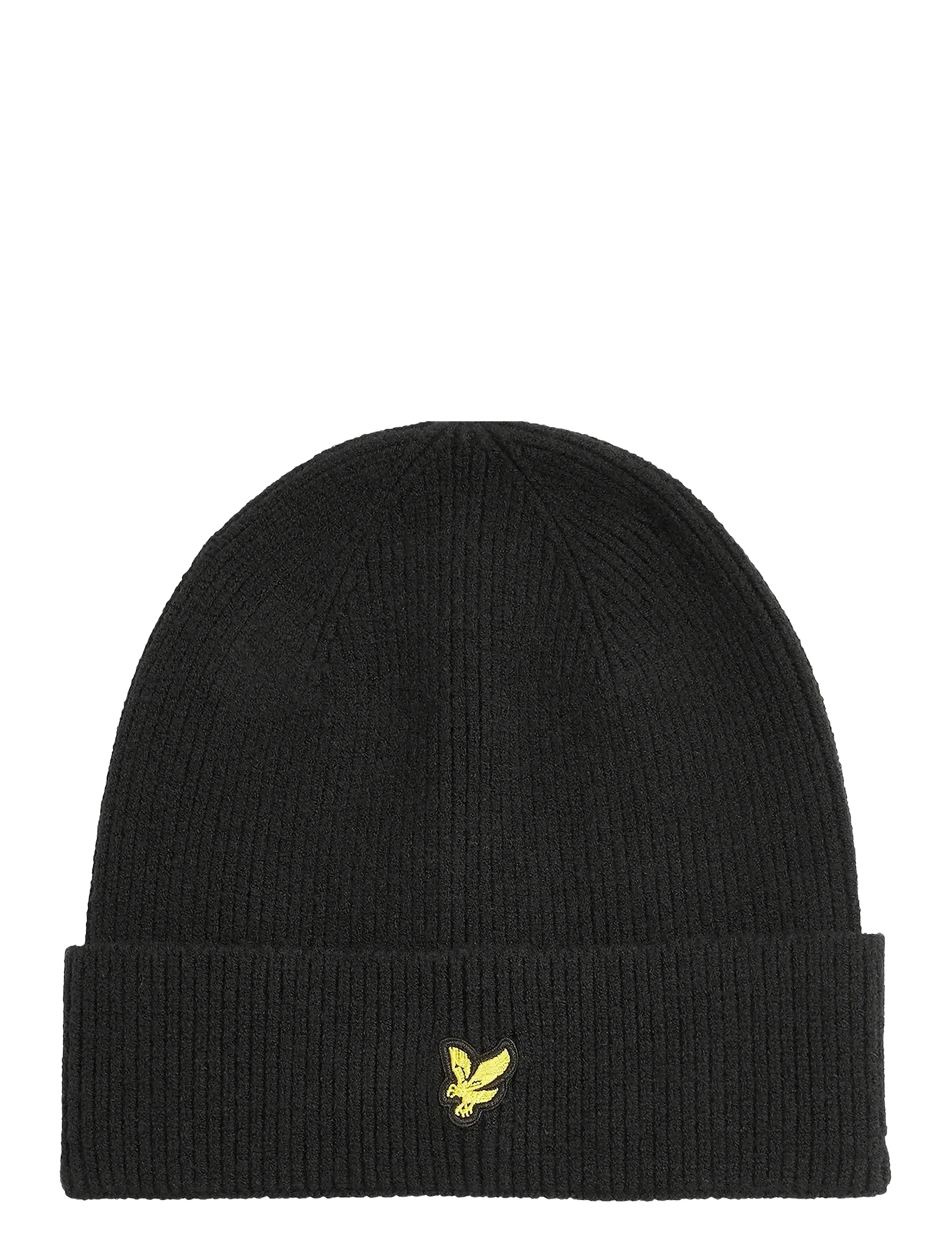 Lyle & Scott Beanie, One Size, Black, Huer > Beanie, Børn