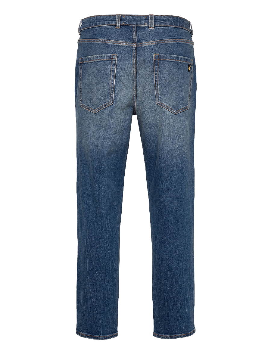 Lyle & Scott - Tapered Denim - tapered jeans - x142 stone wash blue - 2