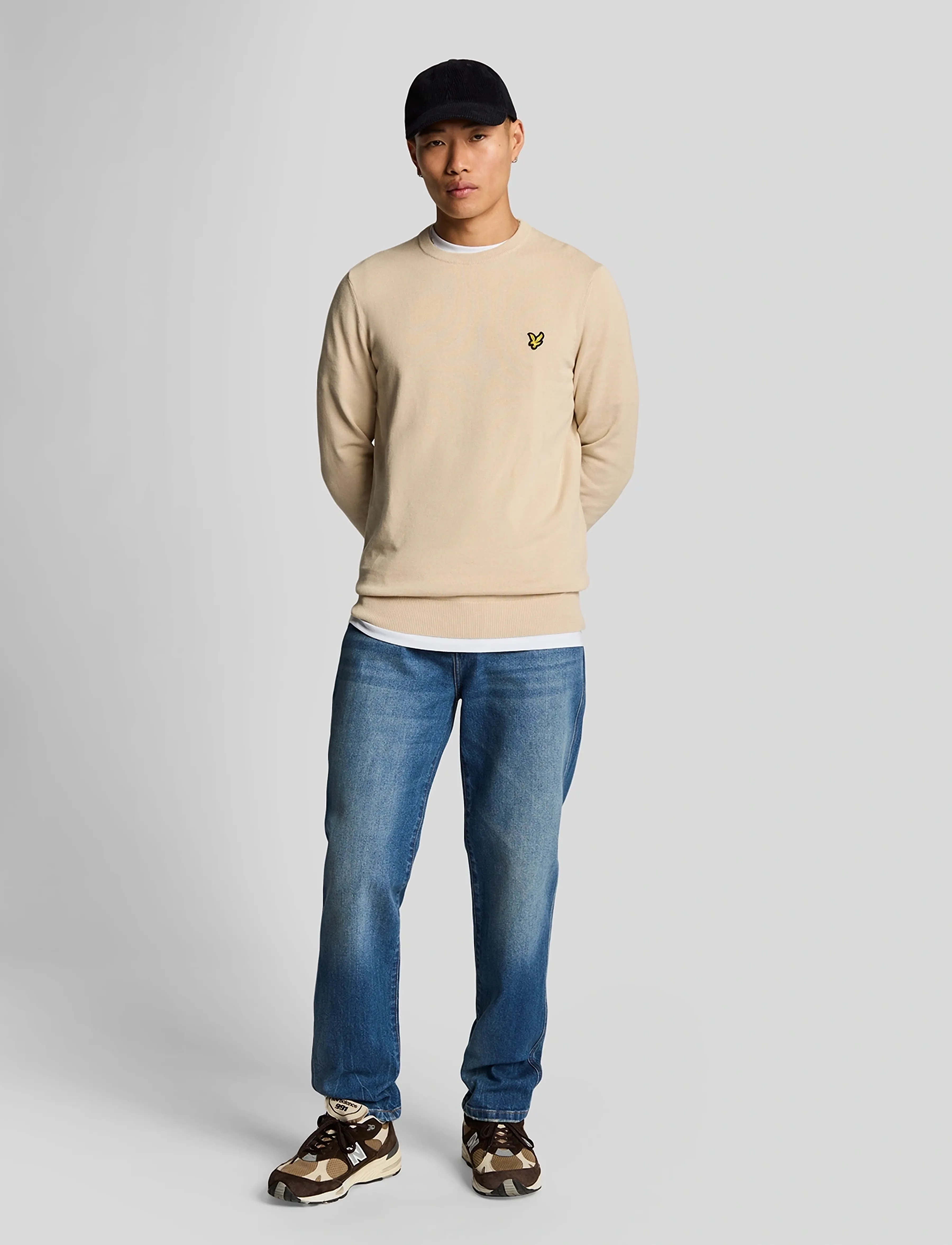 Lyle & Scott Tapered Denim - Jeans - X142 STONE WASH BLUE / blue