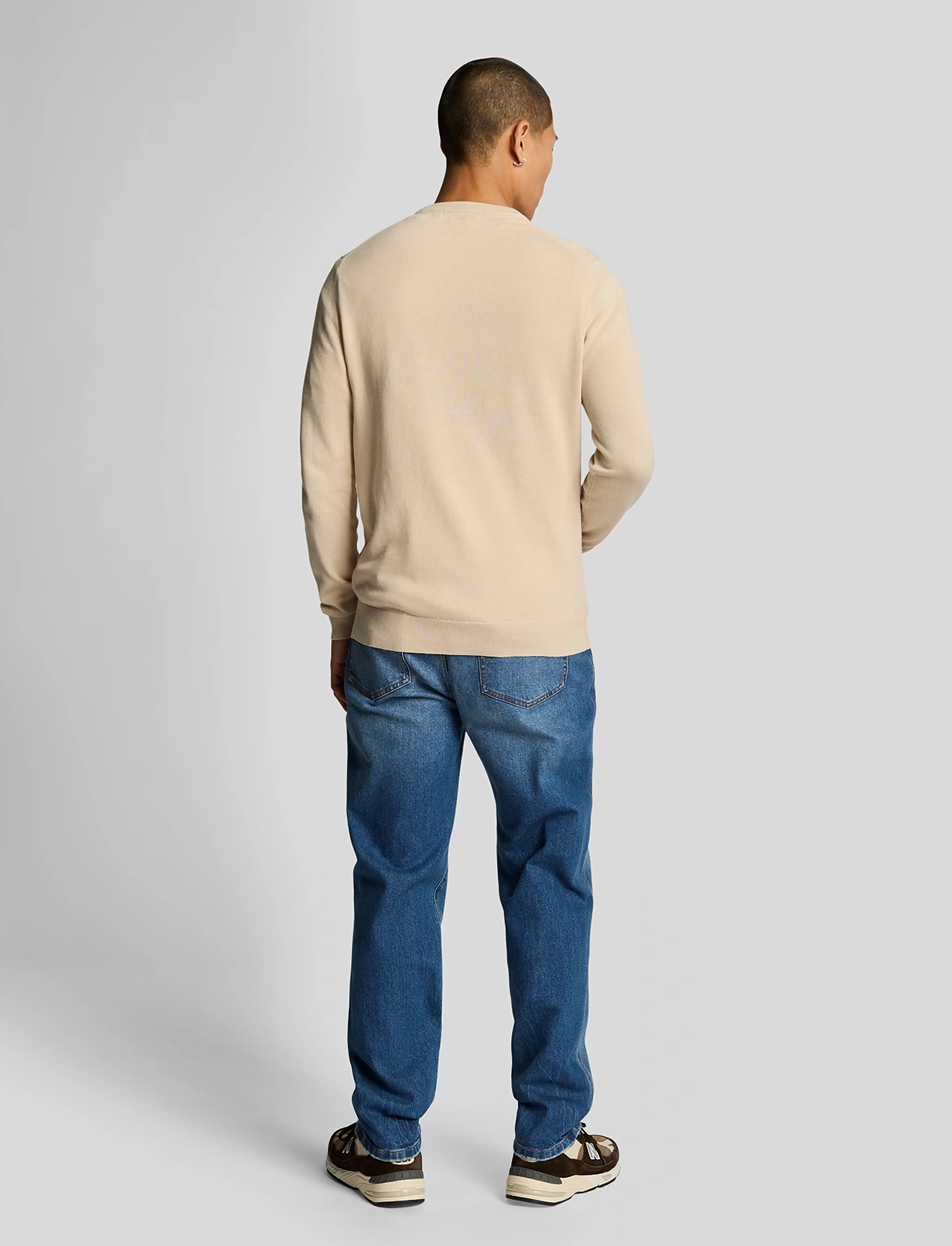 Lyle & Scott - Tapered Denim - oddmjóar gallabuxur - x142 stone wash blue - 3