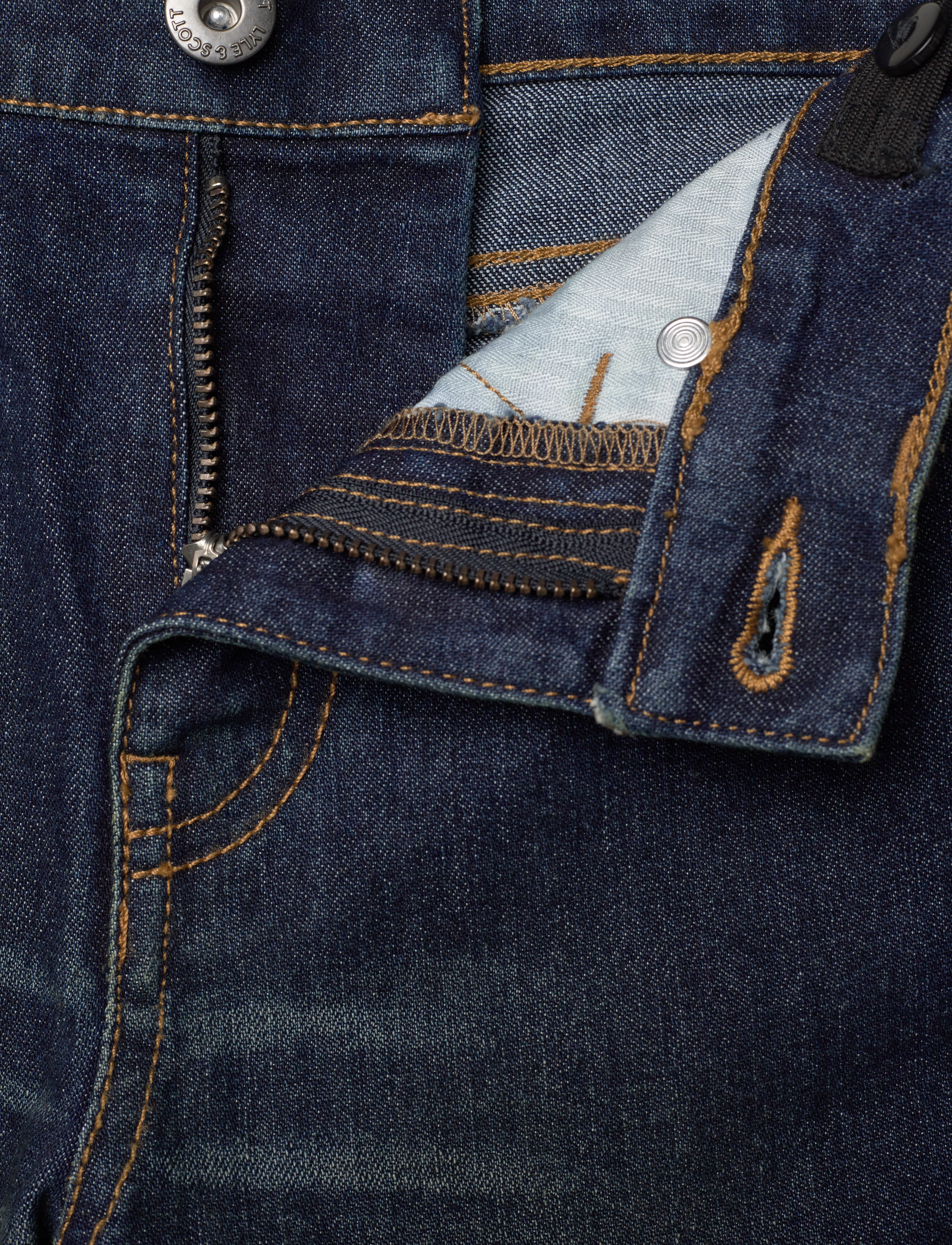Lyle & Scott - 5 Pocket Jean - indigo - 3