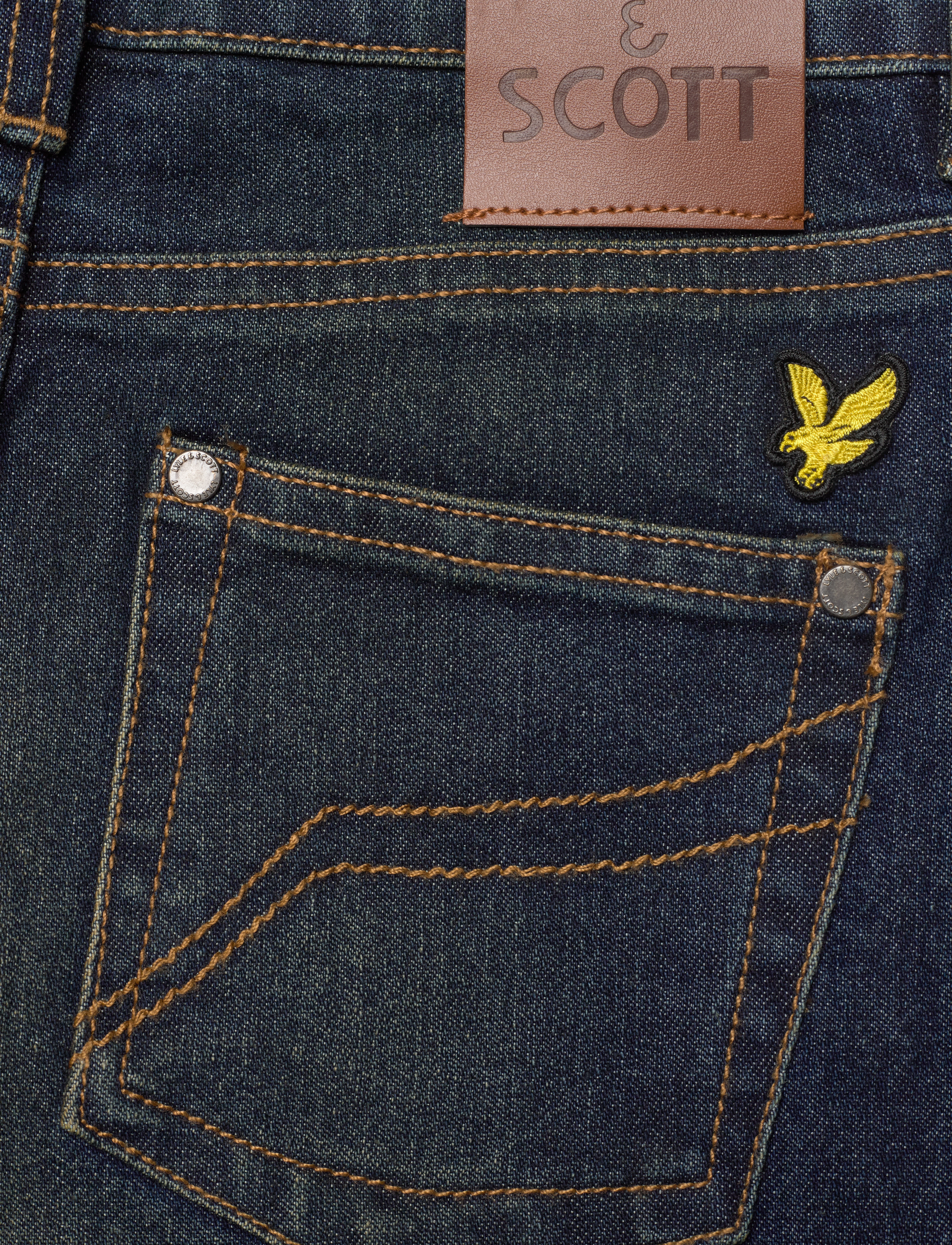 Lyle & Scott - 5 Pocket Jean - indigo - 4