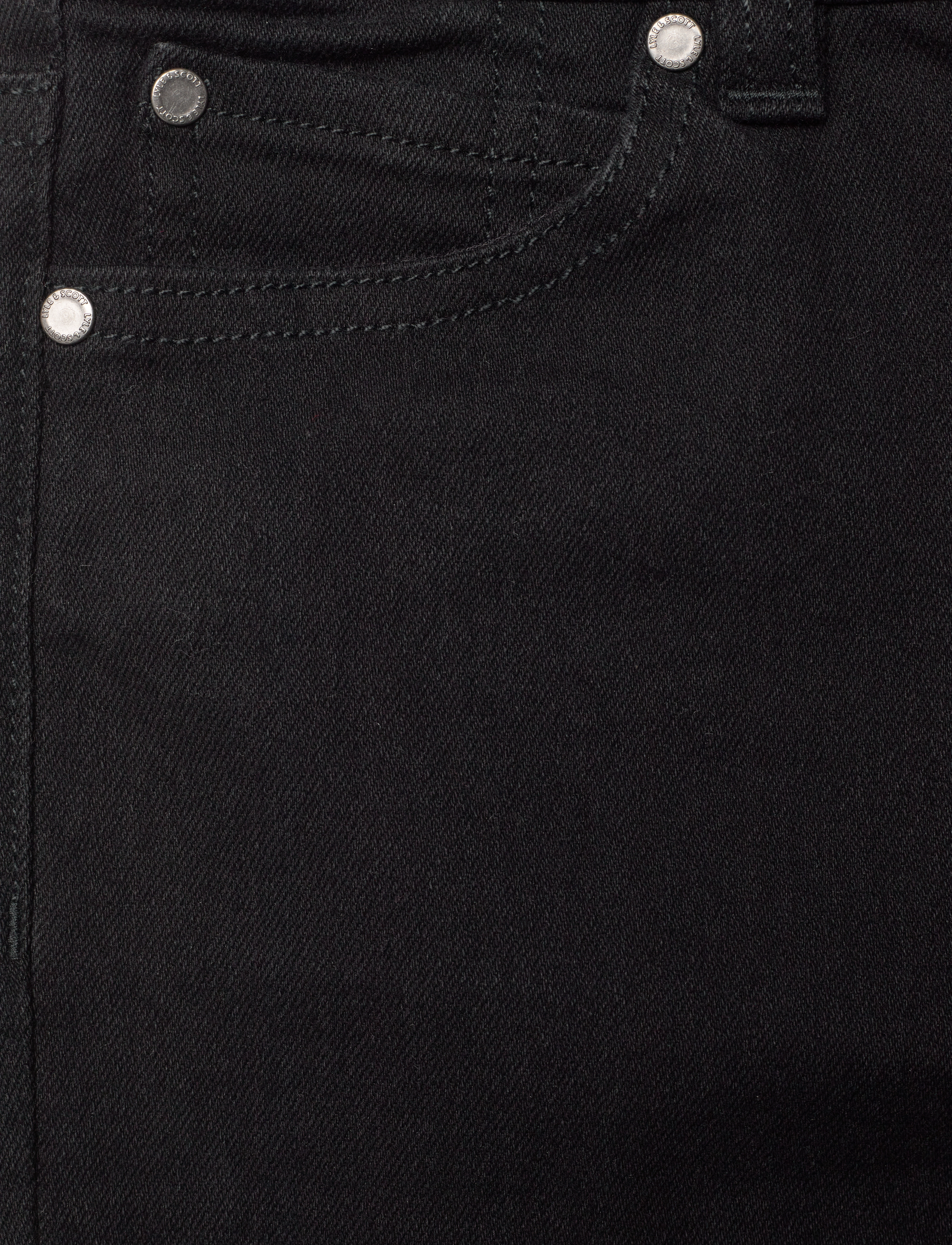Lyle & Scott - 5 Pocket Jean - jet black - 2