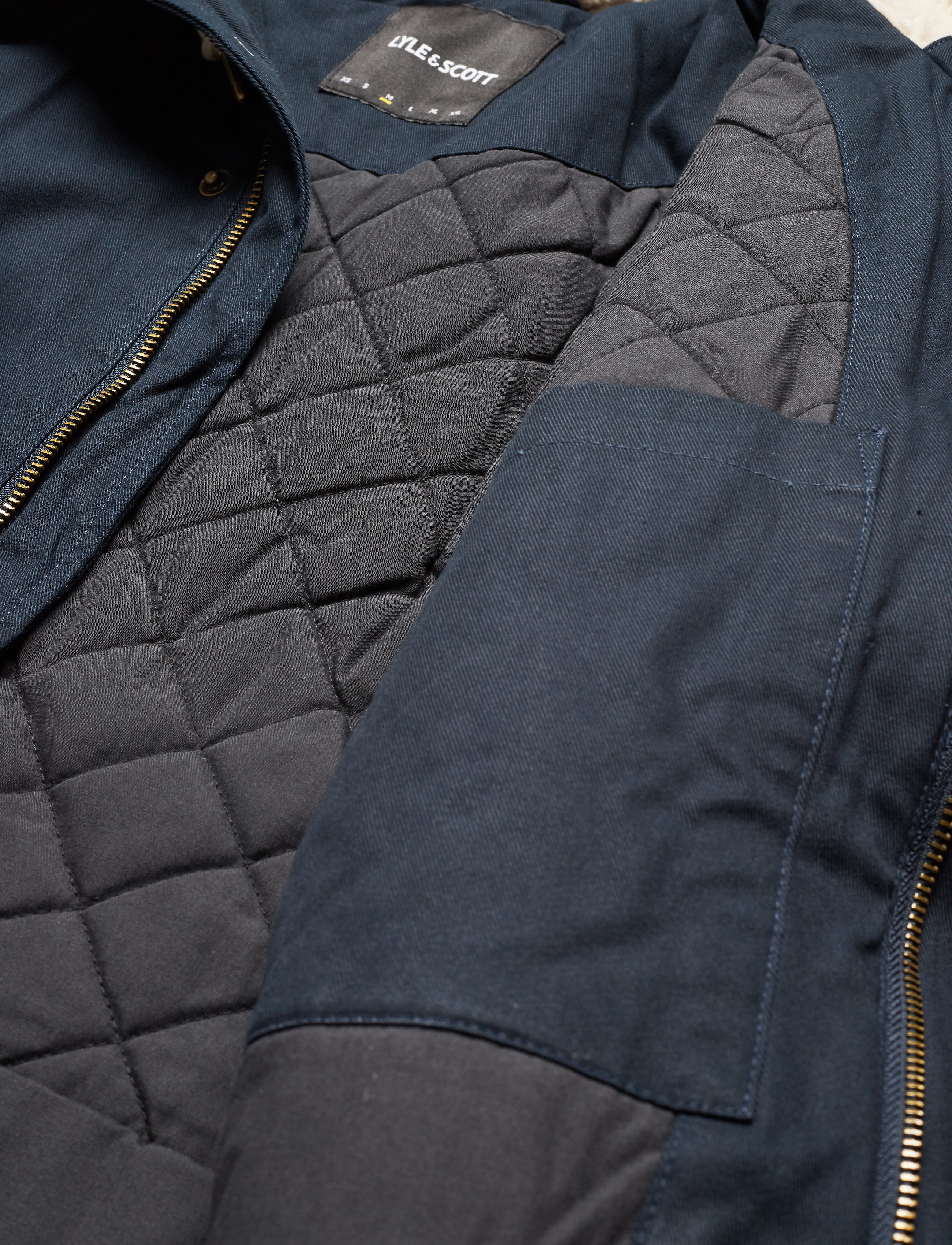 Lyle & Scott - Wadded Jacket - dark navy - 5