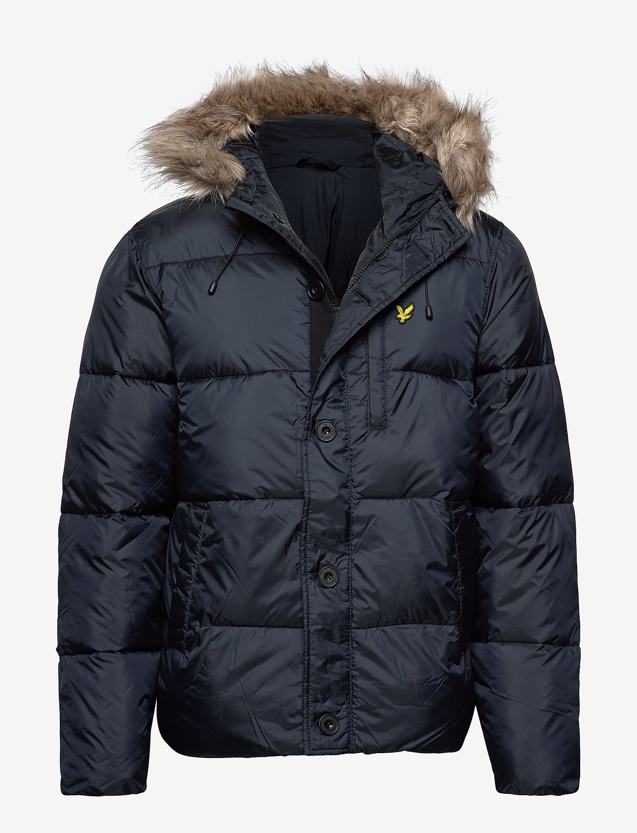Lyle & Scott - Wadded Hooded Bomber - dark navy - 0
