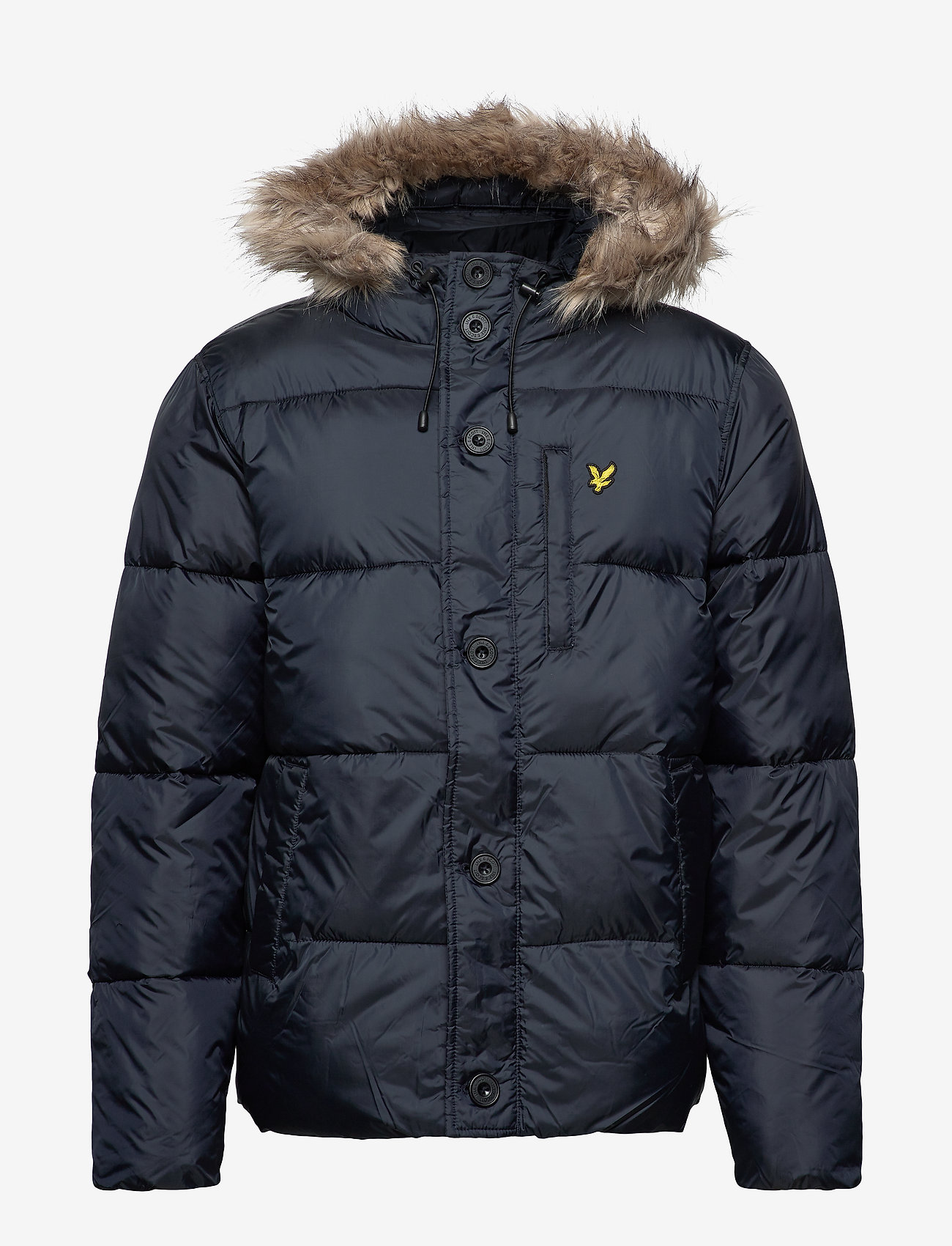 Lyle & Scott - Wadded Hooded Bomber - dark navy - 1