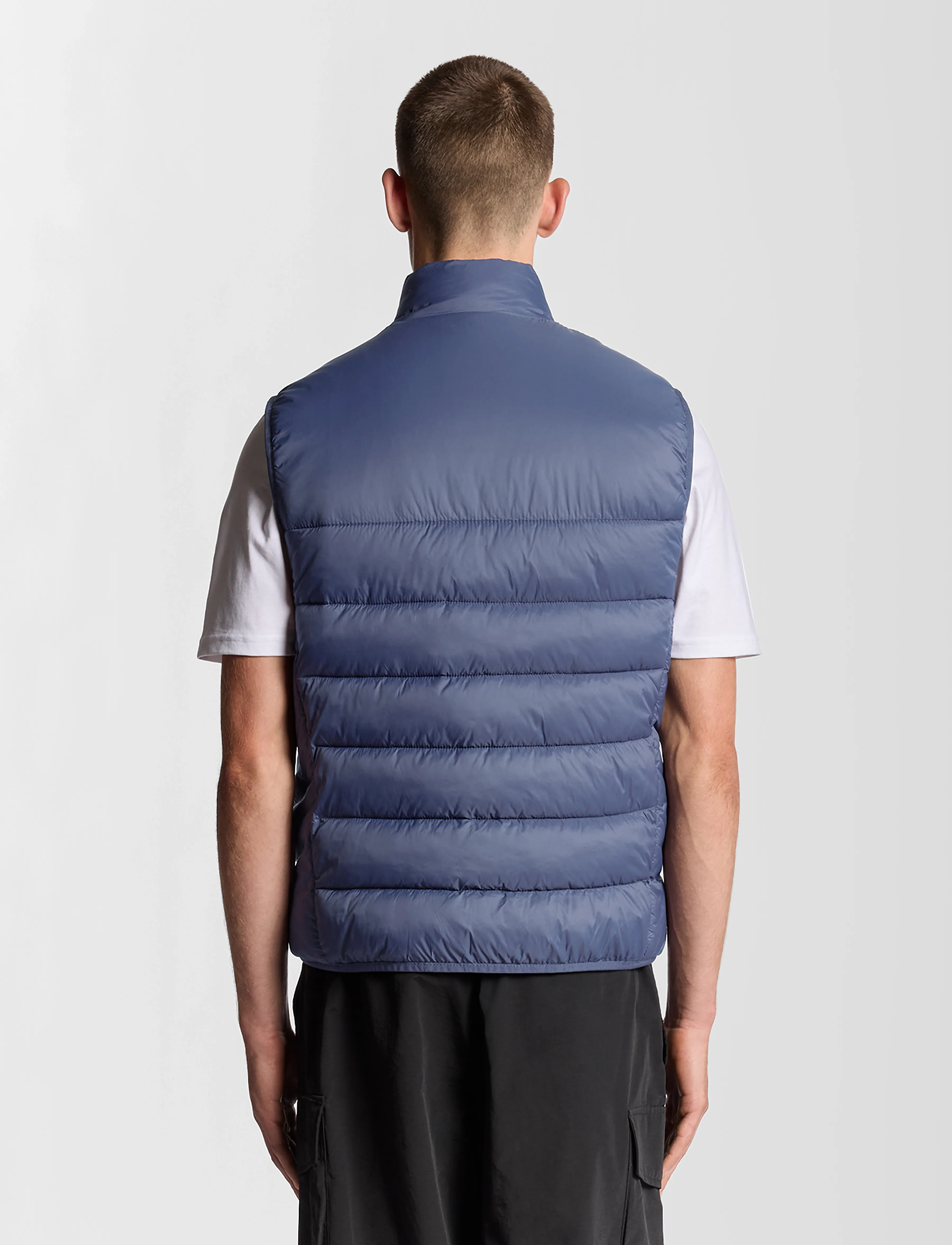 Lyle & Scott - Wadded Gilet - westen - x854 graystone - 3