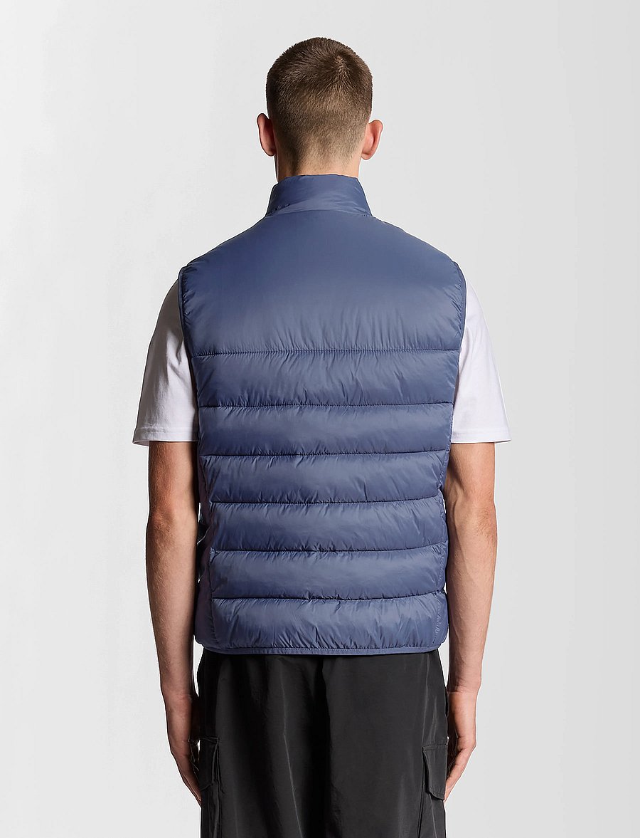 Lyle & Scott - Wadded Gilet - vests - x854 graystone - 3