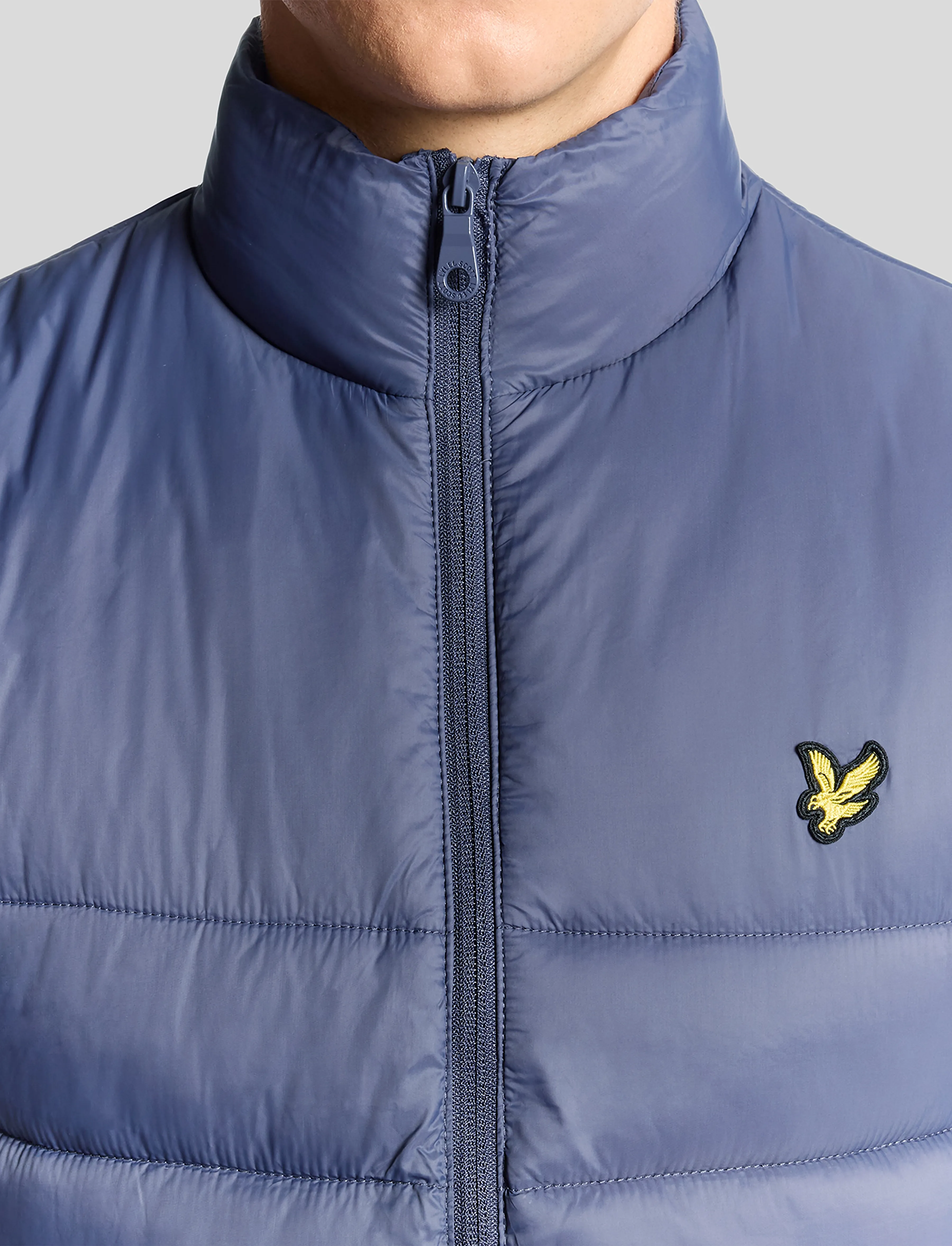 Lyle & Scott - Wadded Gilet - westen - x854 graystone - 4