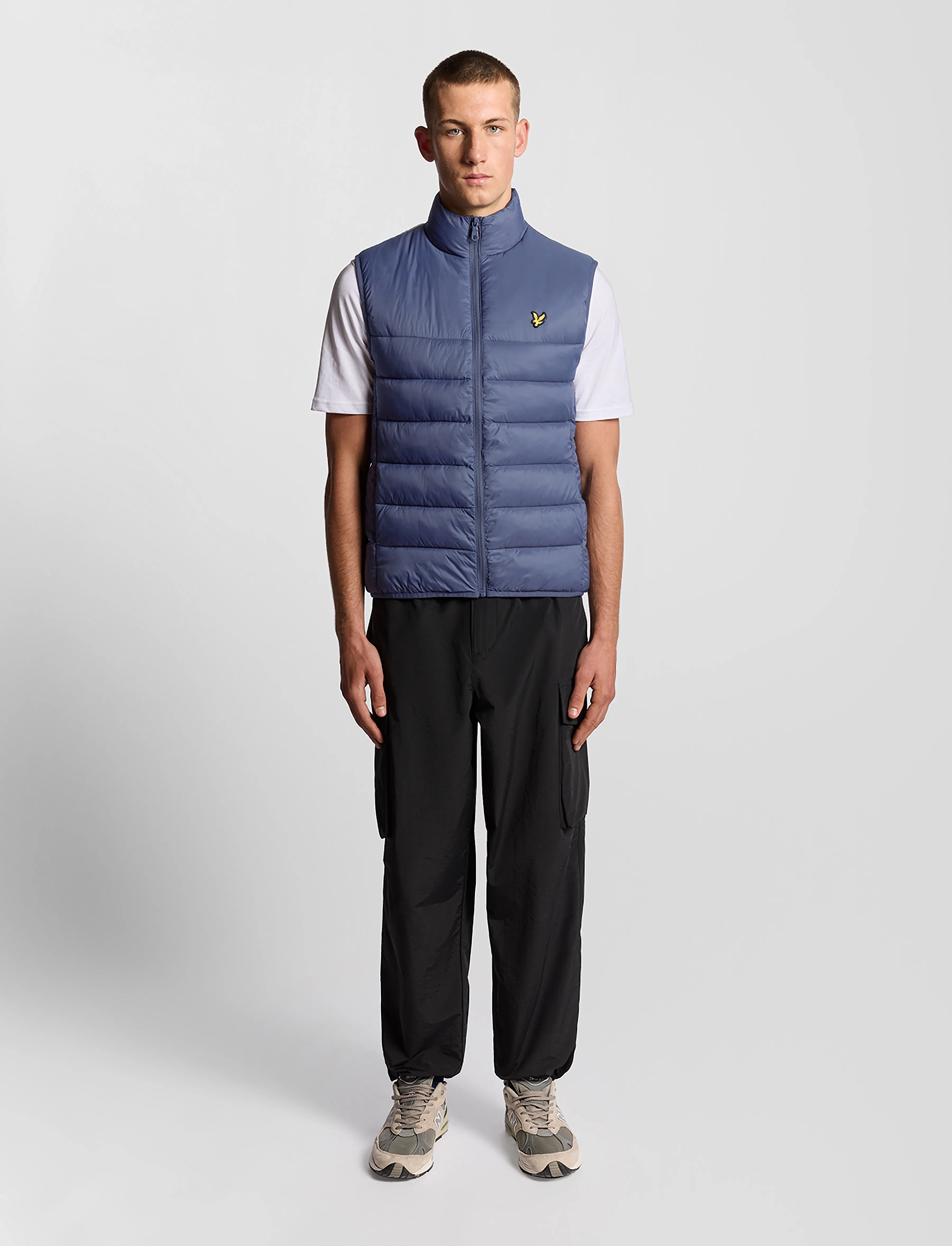 Lyle & Scott - Wadded Gilet - westen - x854 graystone - 5