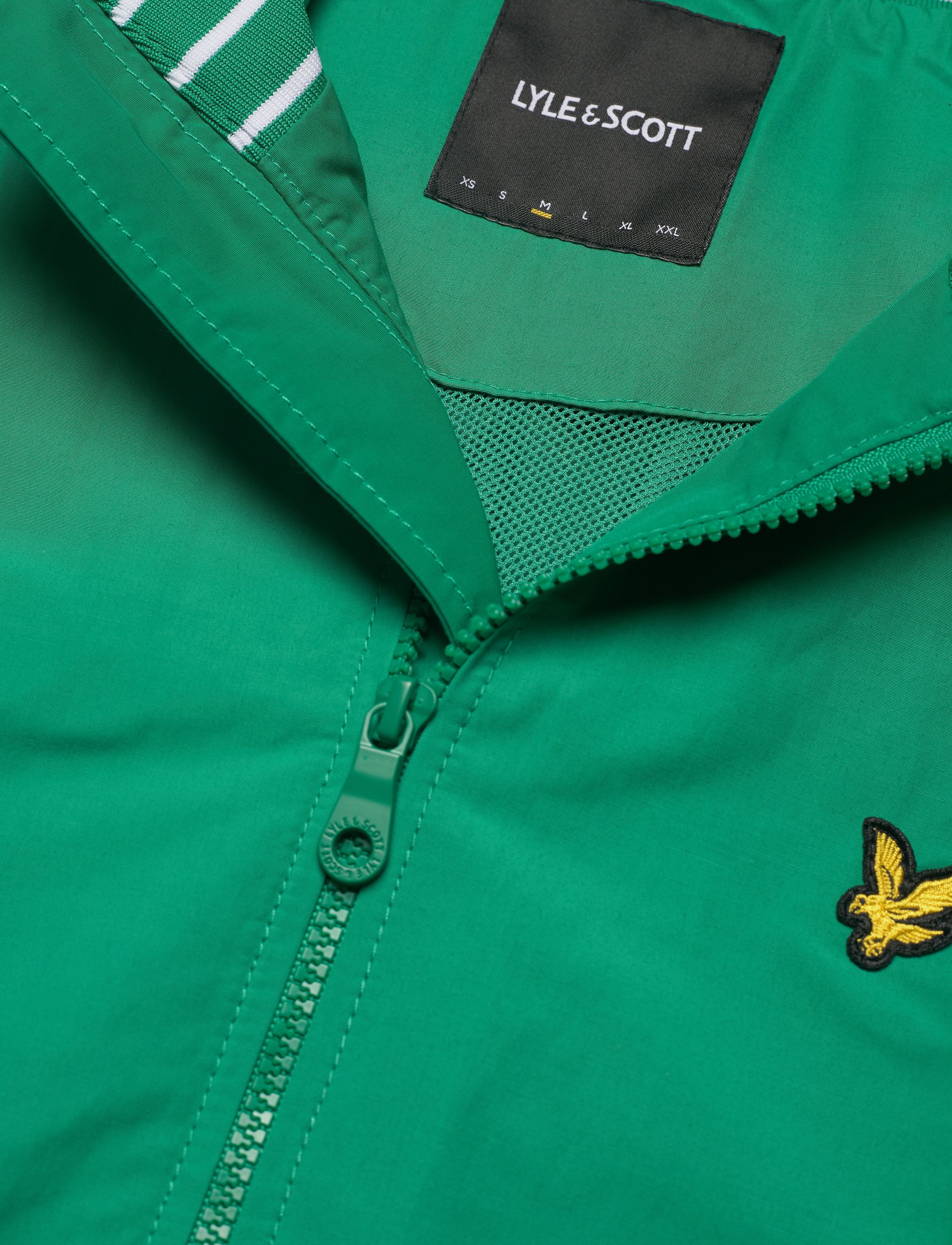 Lyle & Scott - Tipped Funnel Neck Jacket - aqua salt - 2