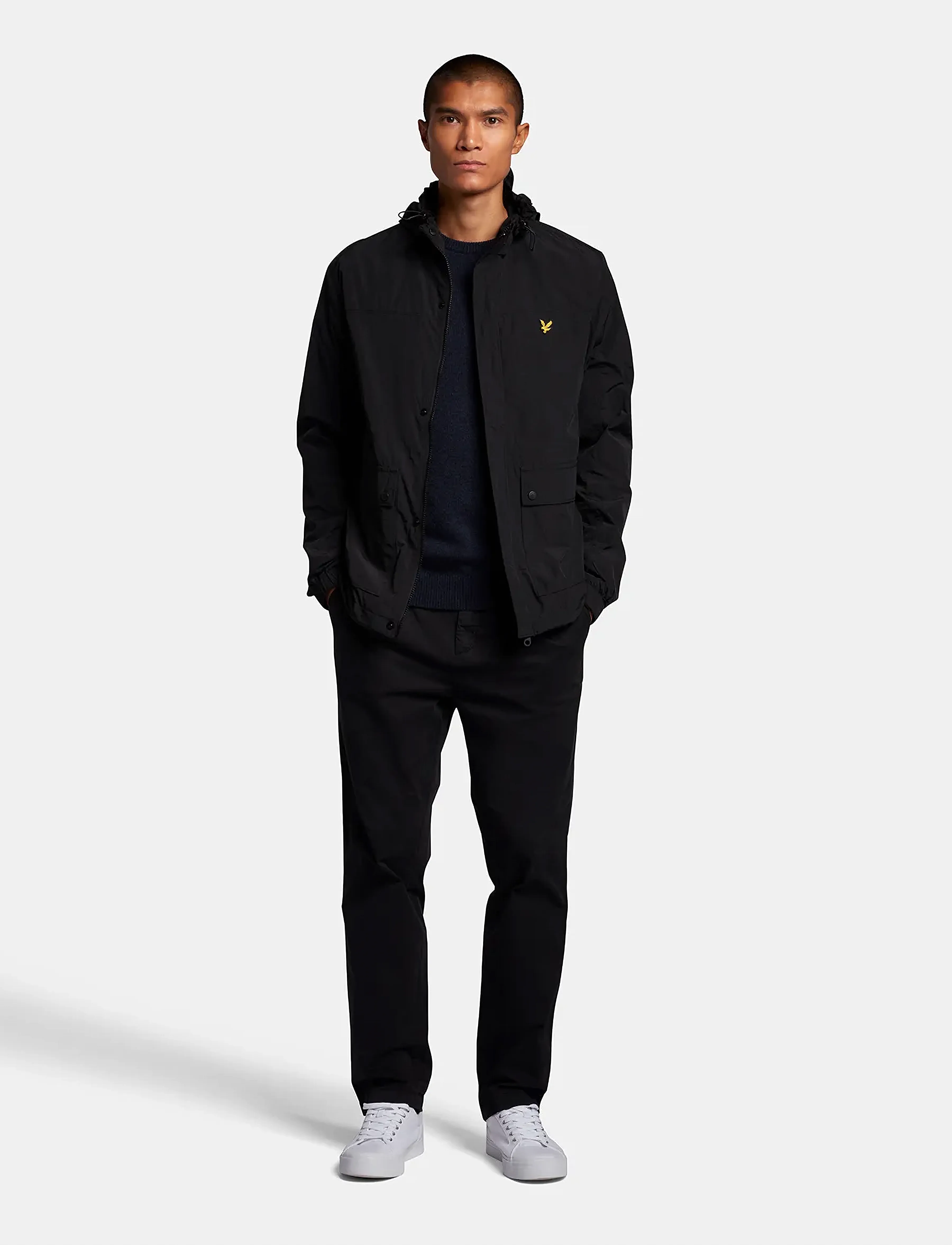 Lyle & Scott - Hooded Pocket Jacket - jet black - 5