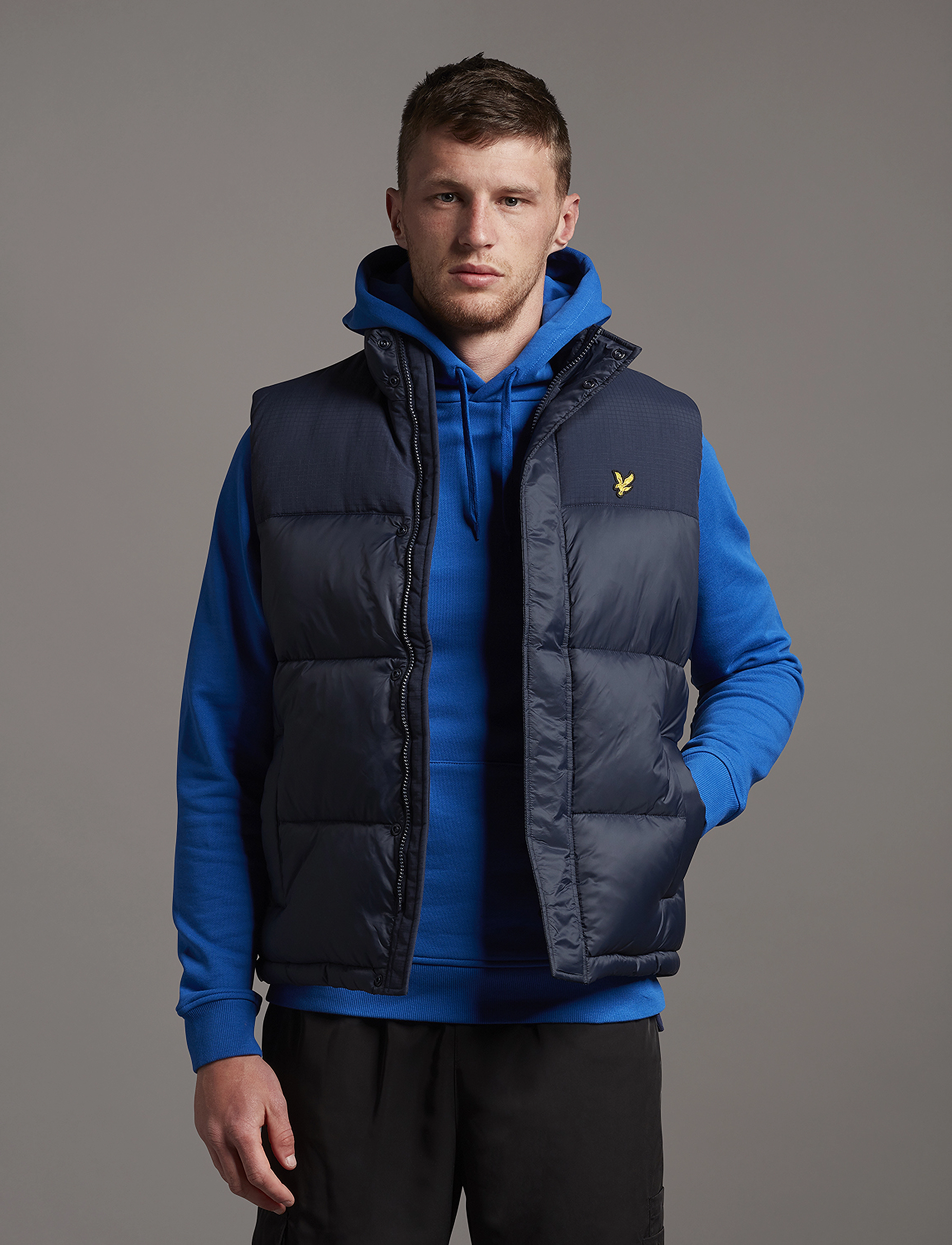 Lyle & Scott - Wadded Gilet - dark navy - 2