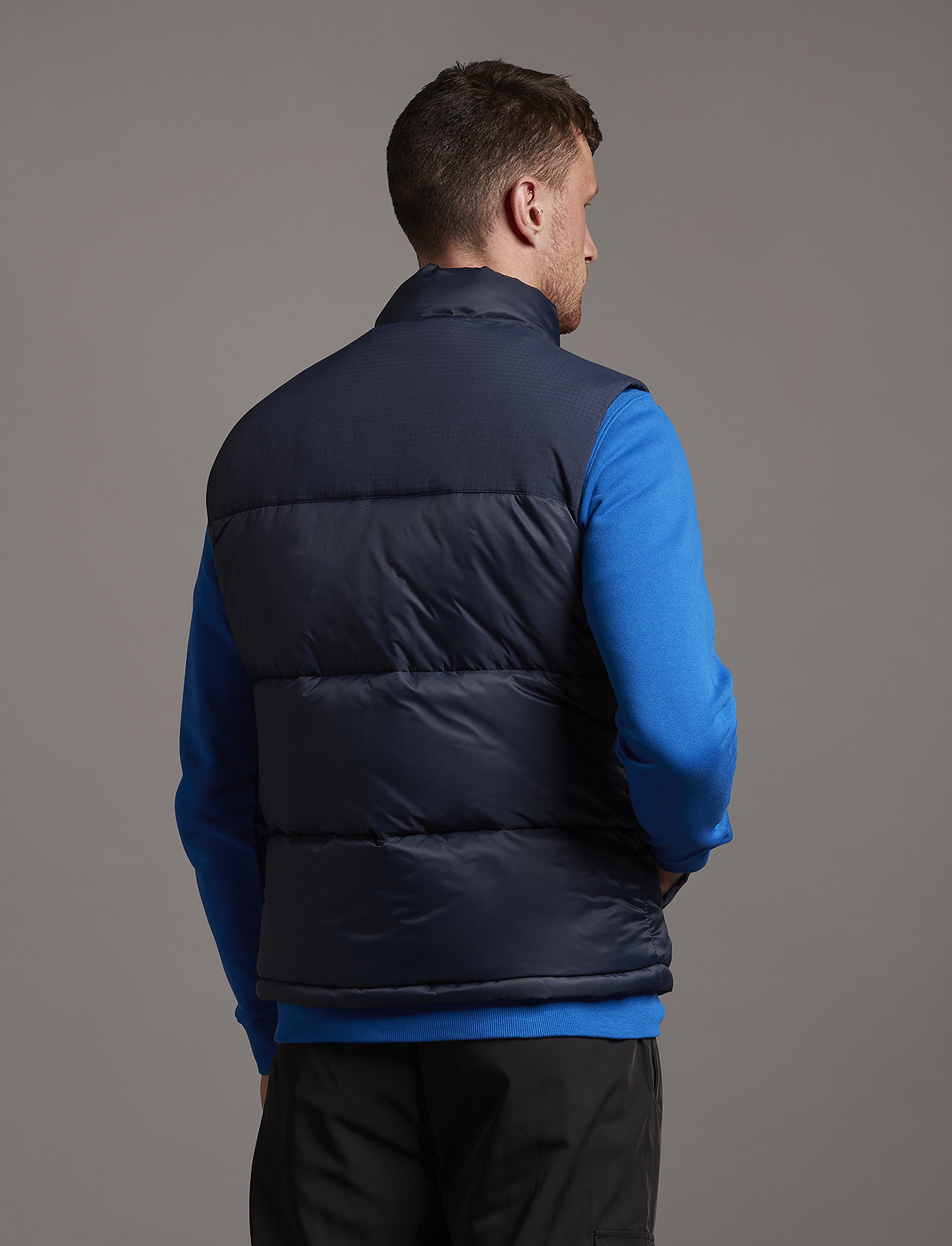 Lyle & Scott - Wadded Gilet - dark navy - 4